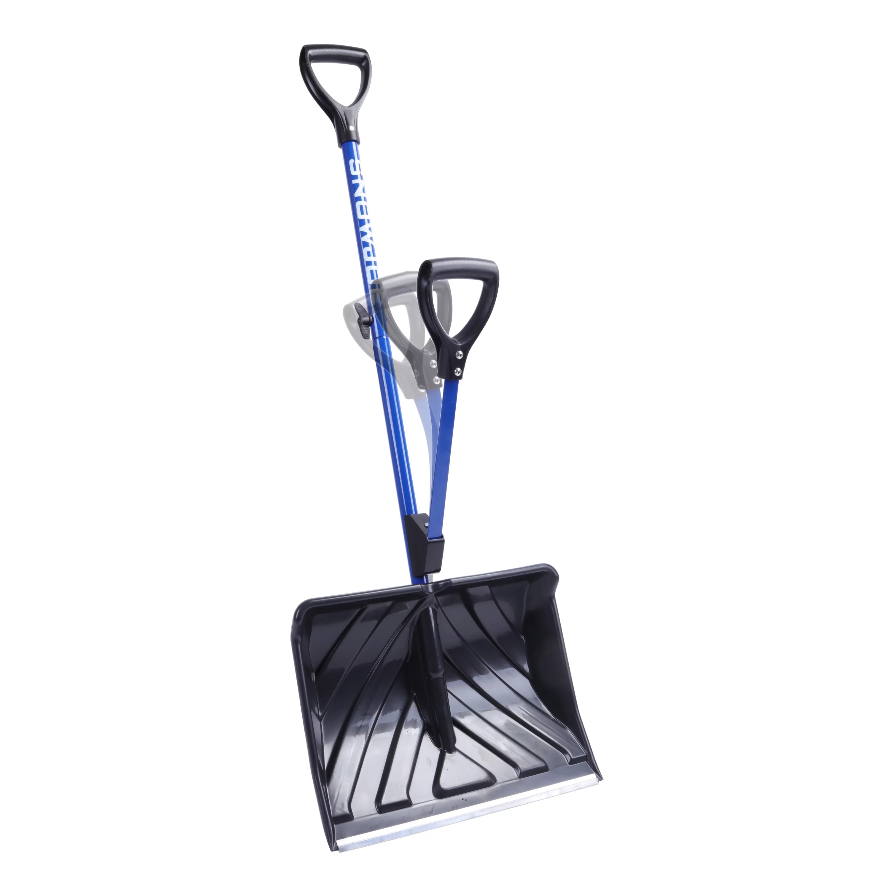 Snow Joe Shovelution Strain-Reducing Snow Shovel, 18-in Poly Blade