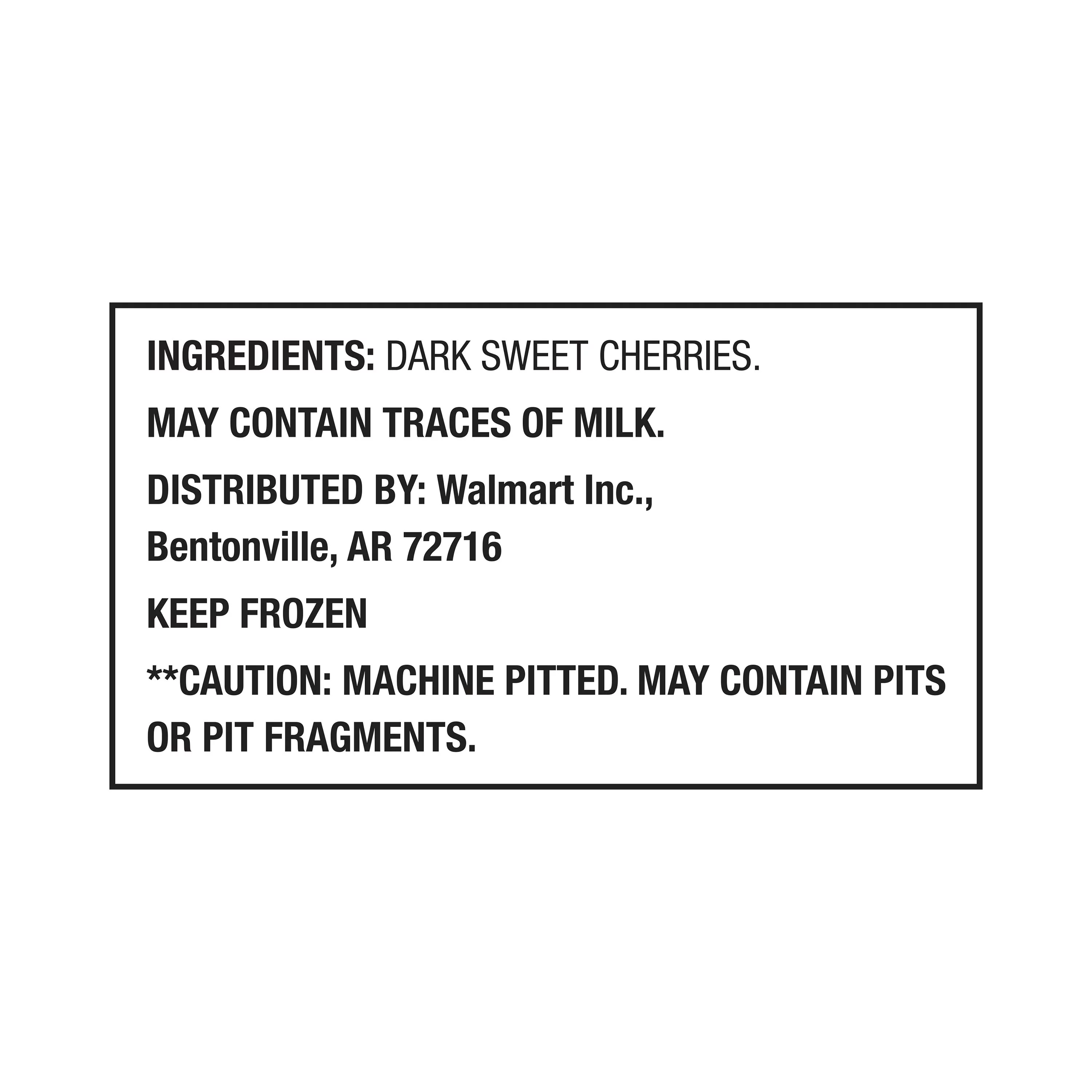 Great Value Pitted Dark Sweet Cherries, 40 oz (Frozen)