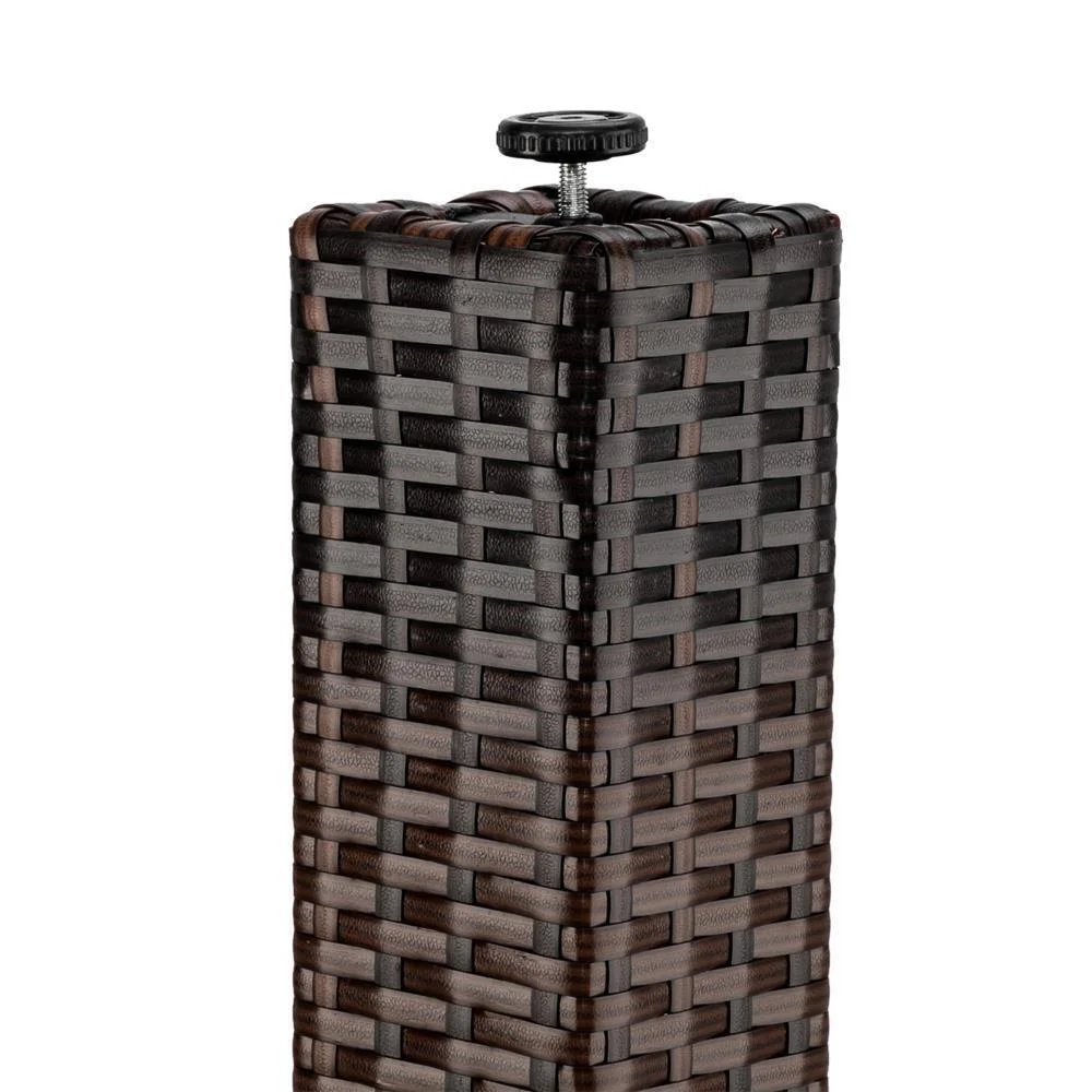 5PC Rattan Patio Furniture Set  Wicker Table & Chair Sets Dinner Desk w/ 4 Chair