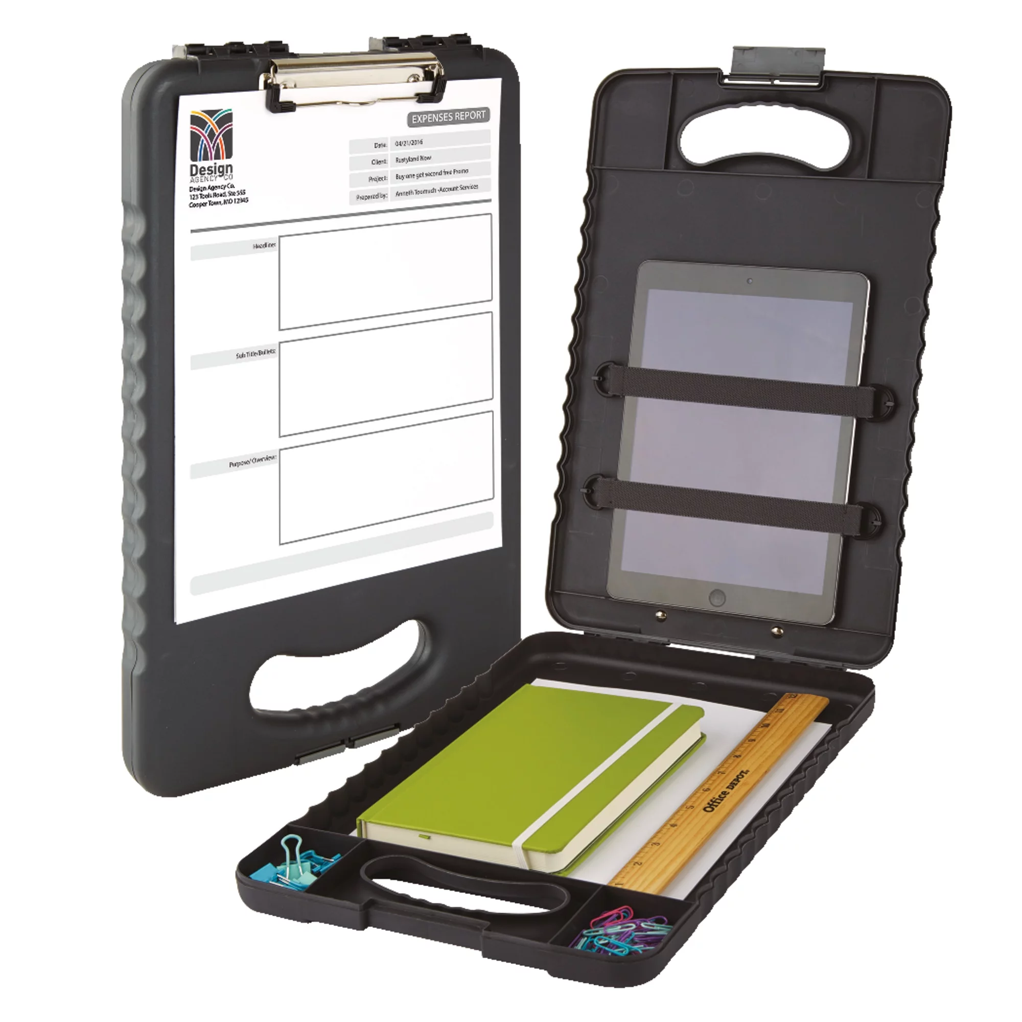 Office Depot® Brand Carry-All Clipboard Storage Box, 15