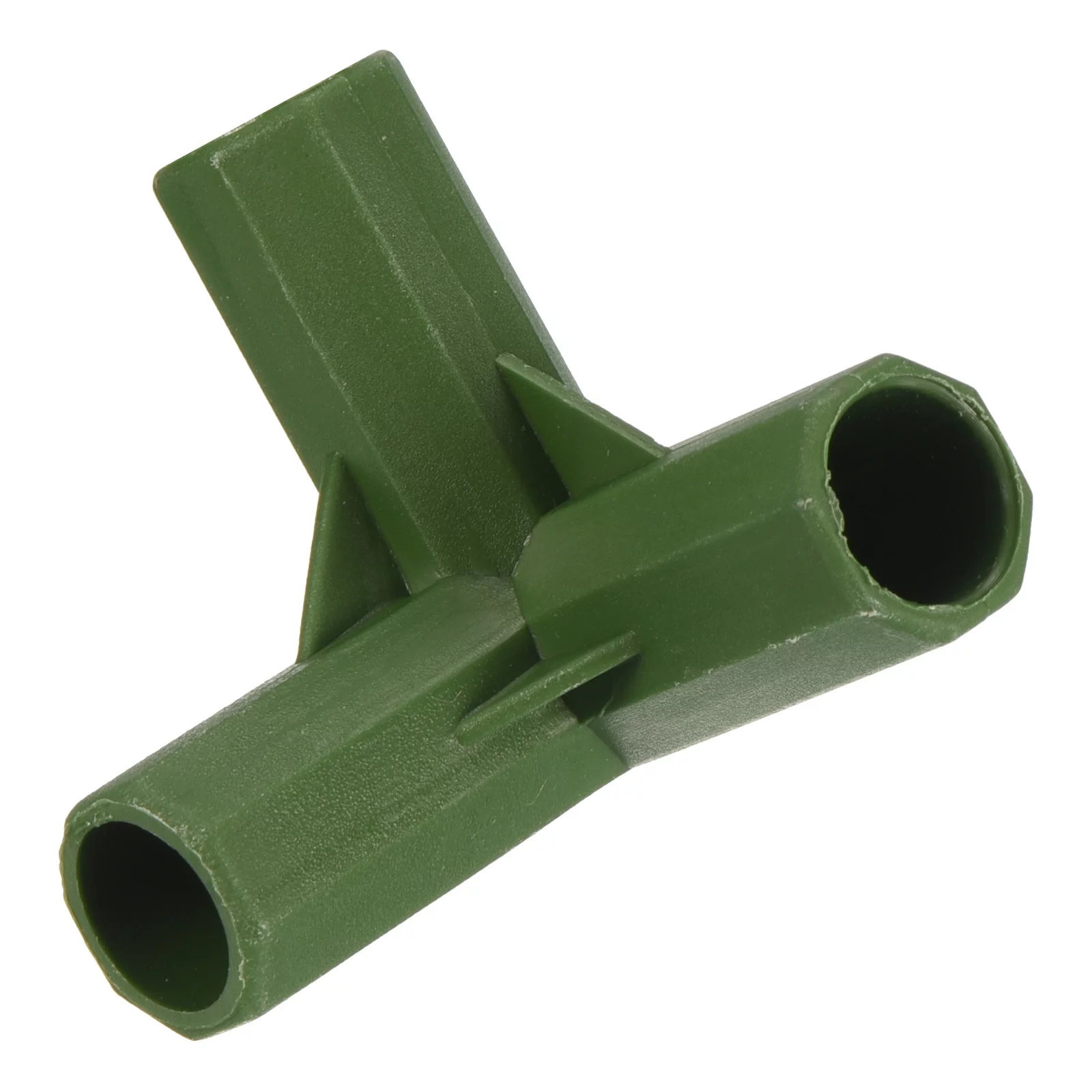 Uxcell 11mm Plastic Gardening Frame Connector Elbow 3 Way Pipe Fitting Green 25 Pack