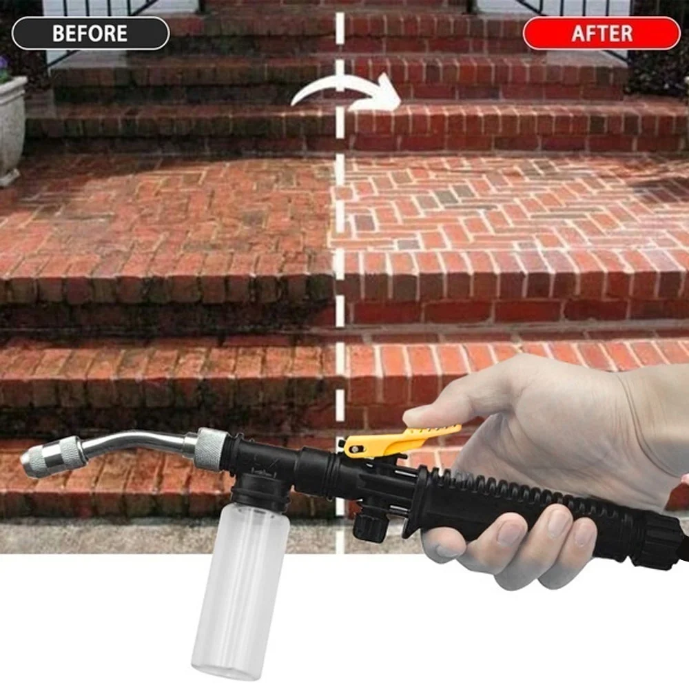 Jetcloudlive Car Wash Foam Gun High Pressure Power Washer Cannon Foam Sprayer Water Gun Spray Nozzle for Car Wash Garden Cleaning Tool