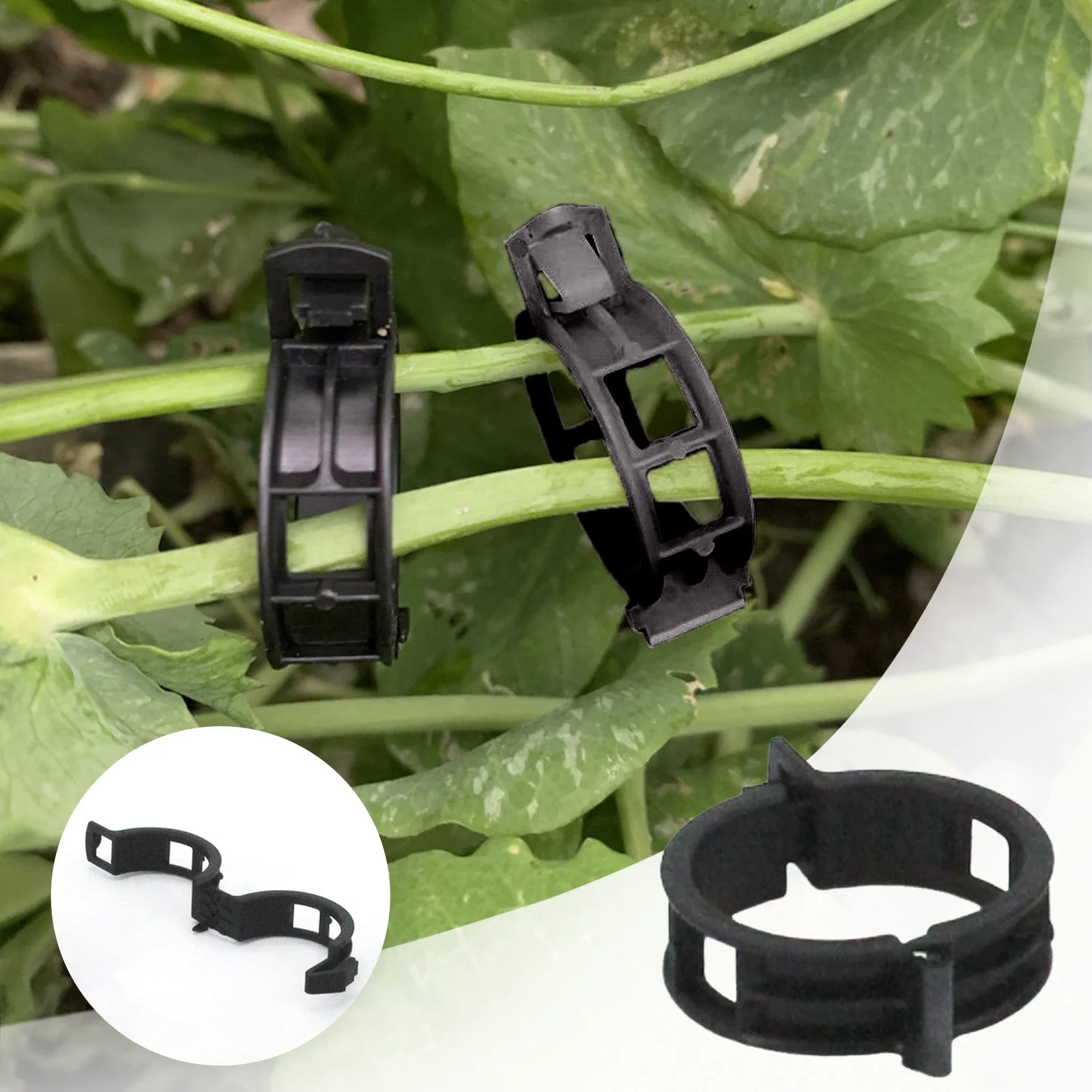 YHAIOGS 100 PCS Secured Clip 2024 Upgrade Support Clips Garden Clips For Climbing Clips Support Clips Tomato Grape Vine Vegetables