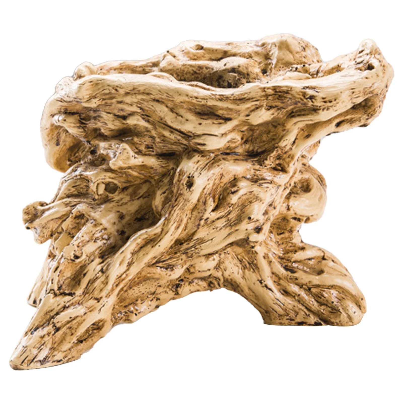 MVNSFEW round Flower Pot compatible with Macrame Hanger Green Planter Flowerpot Resin Root Like Flowerpot Personality Fleshy Flowerpot Family Gardening Tabletop Decora