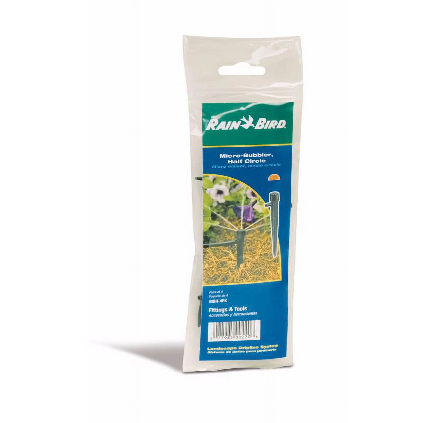 1 Pc, Rain Bird Half-Circle Drip Irrigation Micro Bubbler 24 Gph 4 Pk