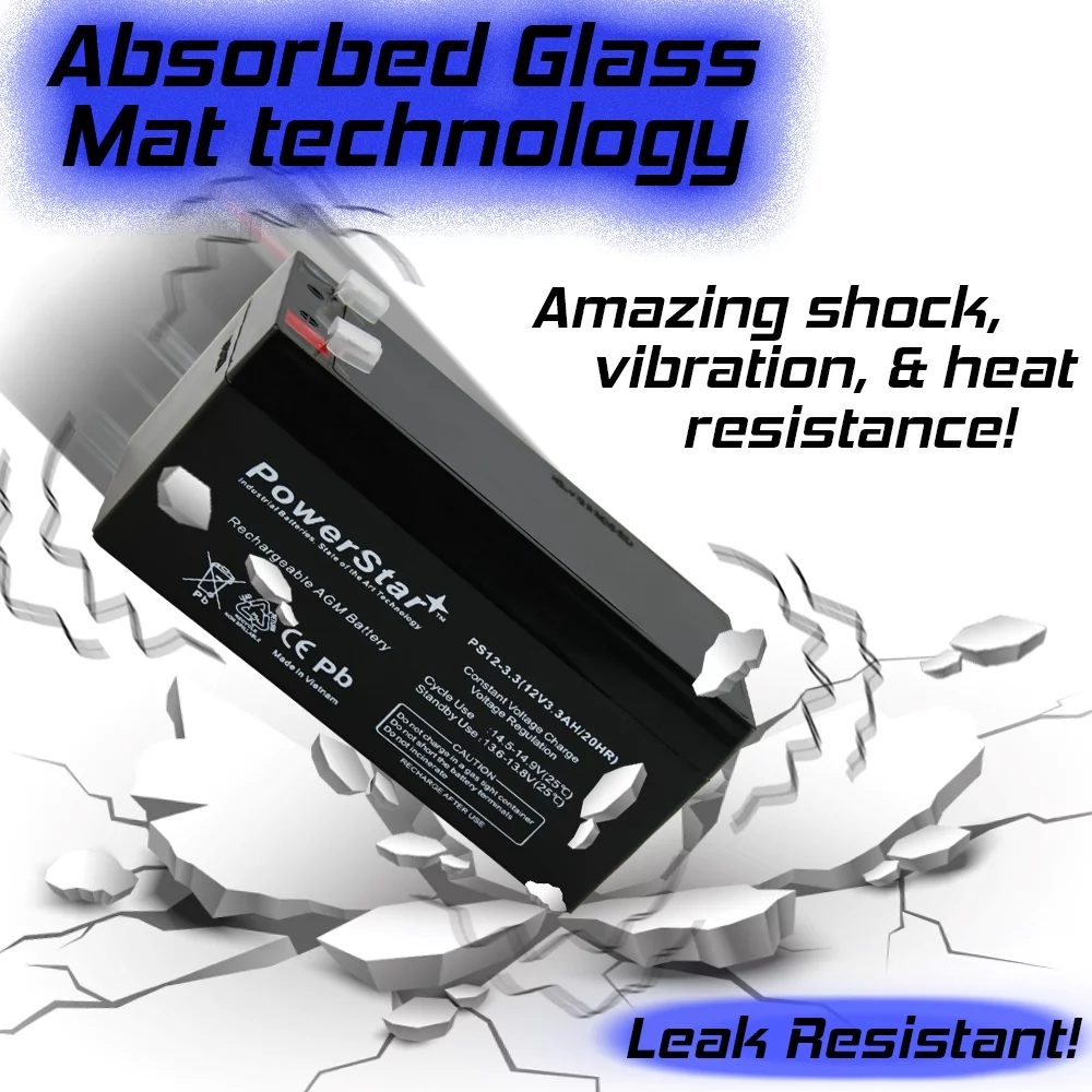 PowerStar CST1200 12V 3.2Ah Lawn and Garden Replacement Battery