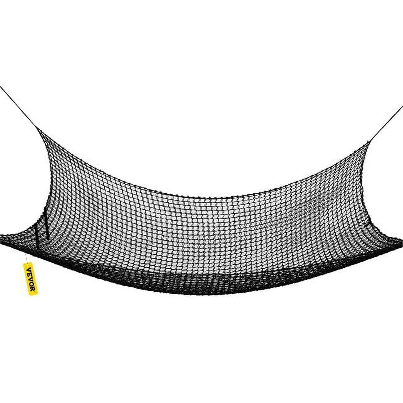 Vevor  14.8 x 10.5 ft. Playground Climbing Cargo Net, Polyester Double Layers Cargo Net Climbing Outdoor - Black