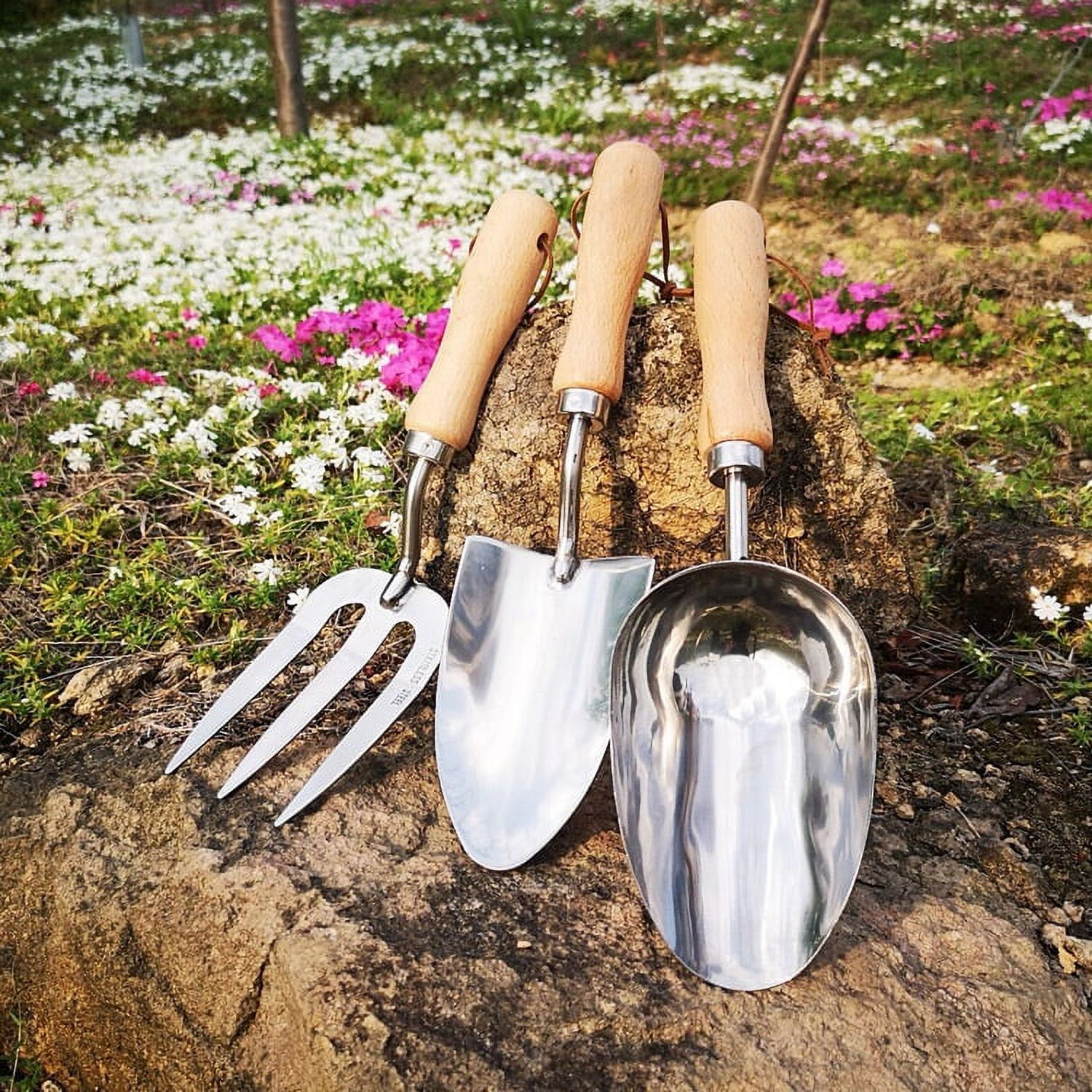 Planting Flowers Gardening Tools Household Set Of Small Shovel Stainless Steel Shovel Shovel Flower Pots Succulent Planting