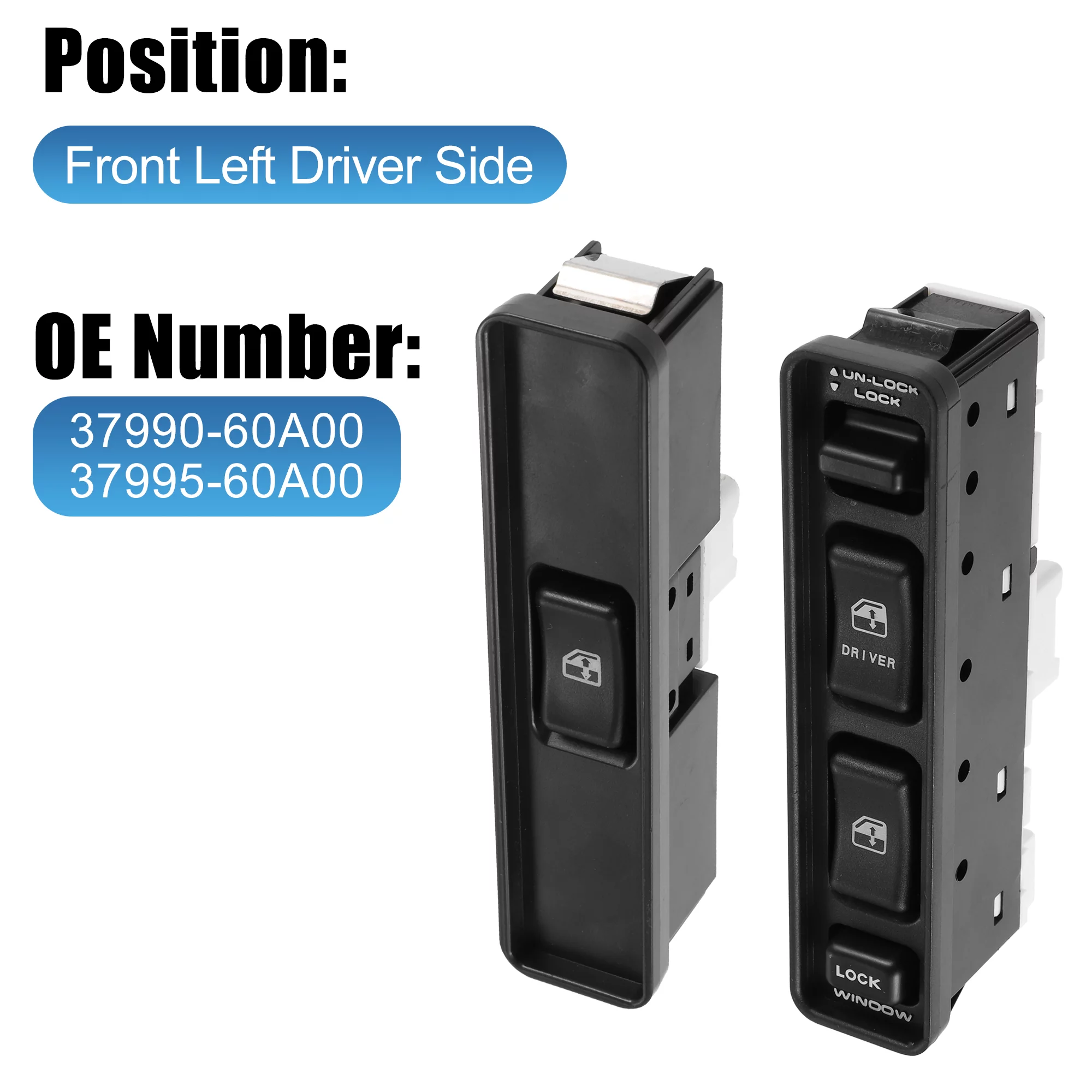 1 Set 37990-60A00 37995-60A00 Car Master Power Window Switch for Suzuki Sidekick JLX, JX 1.6L L4