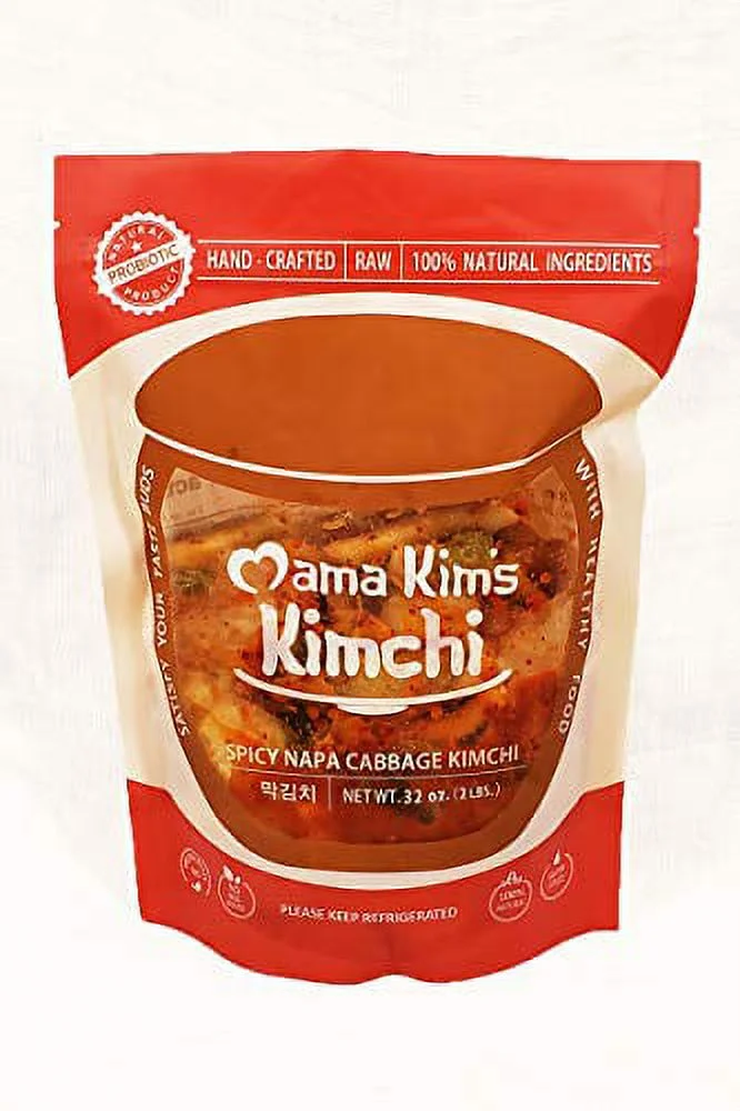 Premium Spicy Napa Cabbage Kimchi 32Oz Pouch