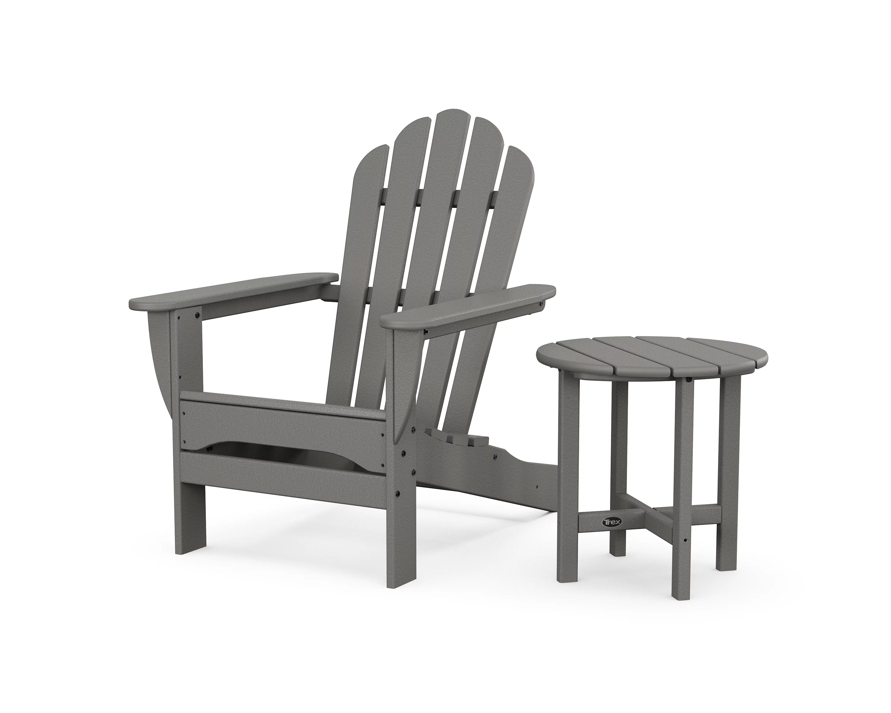 Trex® Outdoor Furniture™ Monterey Bay Adirondack Chair with Side Table in Stepping Stone