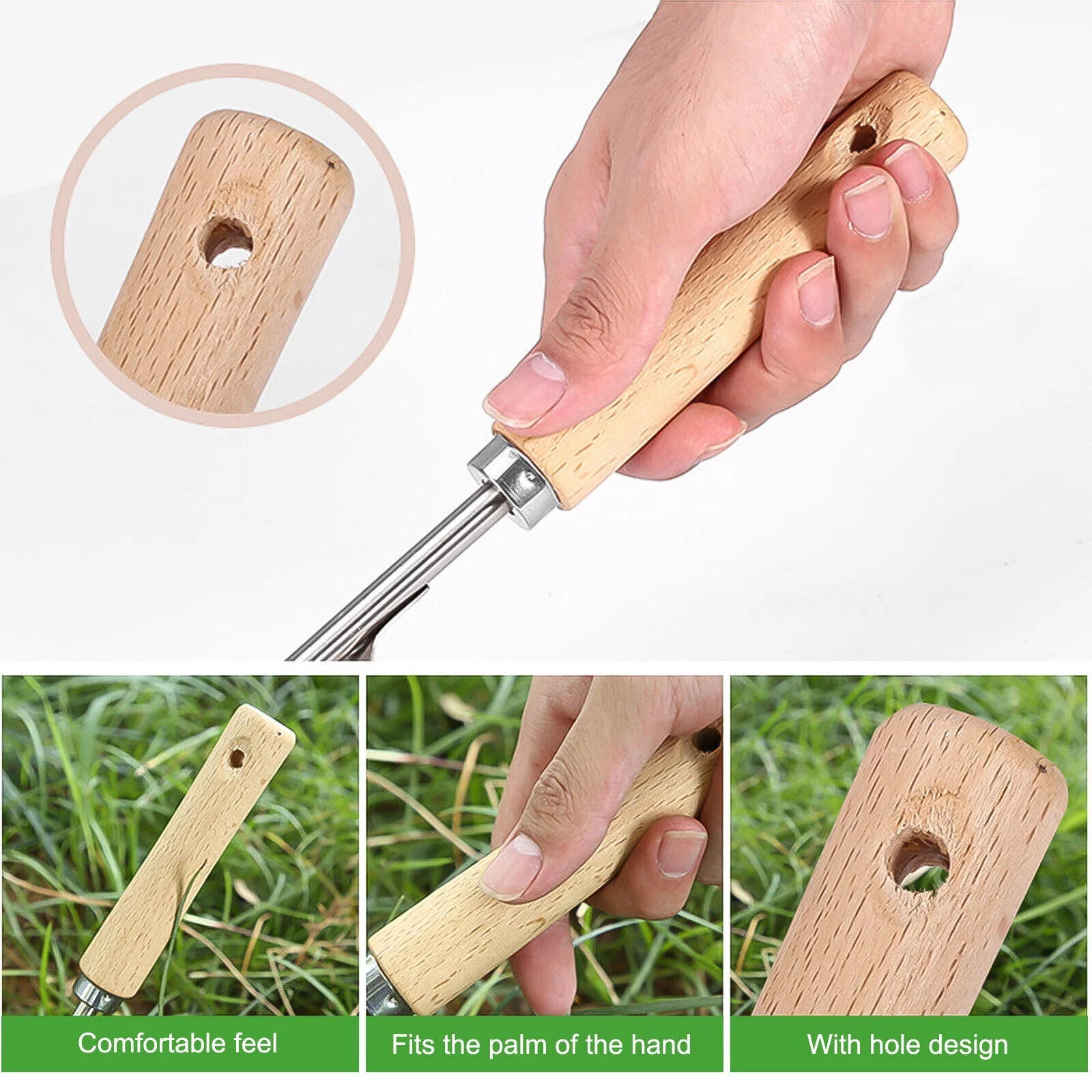 Manual Hand Weeder Super Easy Weed Root Removal Garden Lawn Weeding Puller Tool