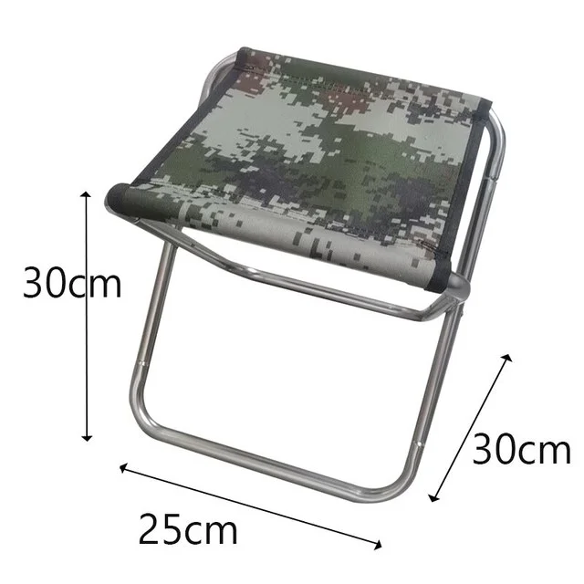 Fishing Chair Folding Stool Picnic Camping Chair Foldable Aluminium Cloth Outdoor Portable Easy Carry Beach Chair