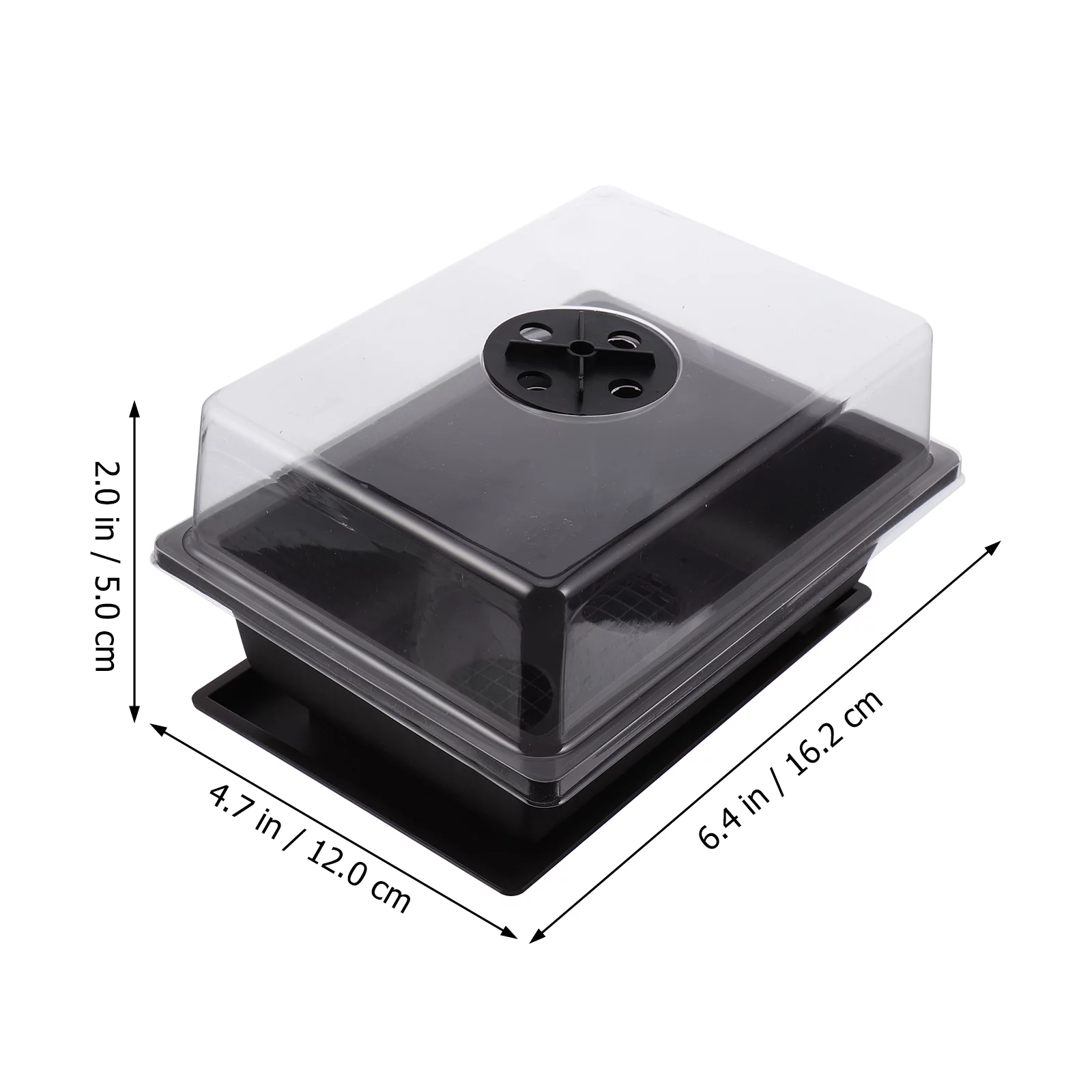 Gongxipen 2 Sets Practical Plant Tray Nursery Pots Imitation Purple Clay Basin