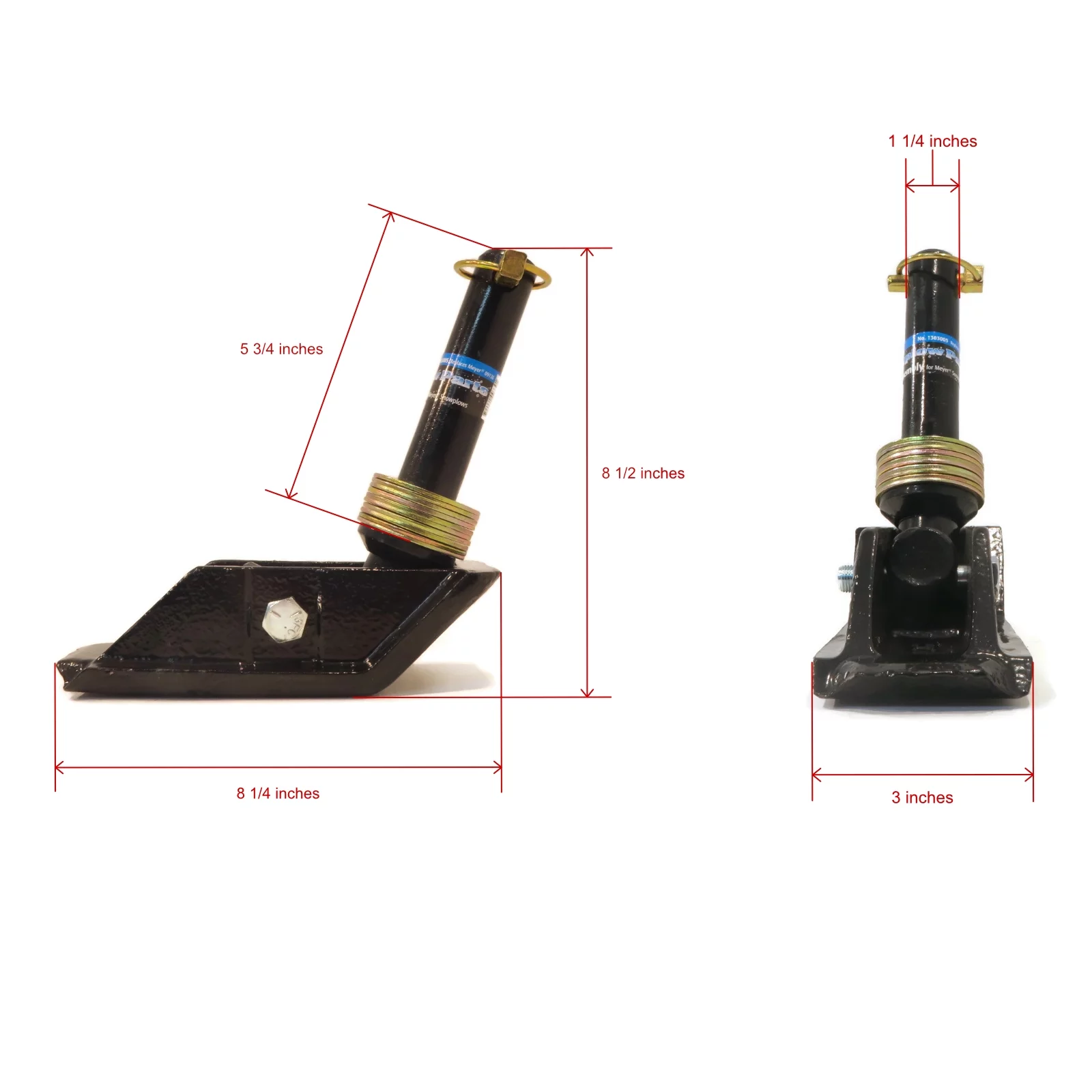 Buyers Products (4) Snow Plow Shoes & (2) Blade Guides for Meyer ST-7.0, ST-7.5