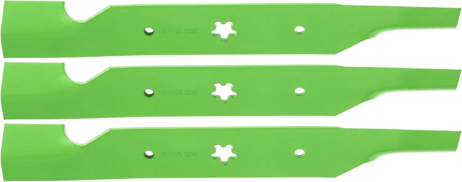 Mower Blade Set for AYP Husqvarna Poulan 54 inch Deck 187256 187254 574292401 532187254 (High Lift)