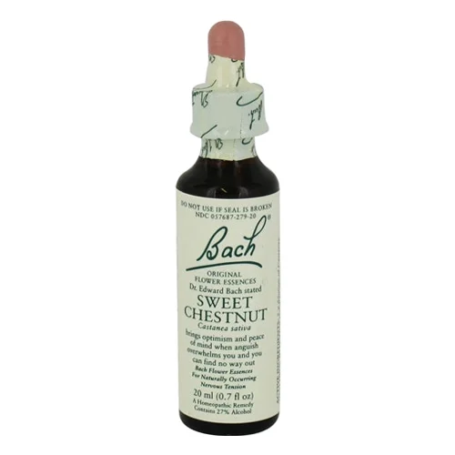 Bach Original Flower Essences For Naturally Occurring Nervous Tension, Sweet Chestnut, 20 Ml
