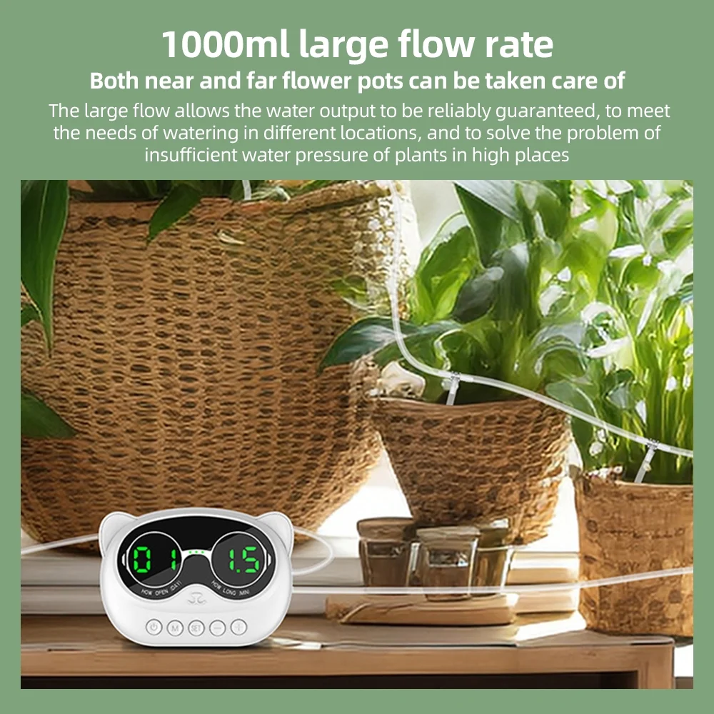 watering device,Kit With Led 10 Potted 1000ml Waterproof Diy Drip Waterproof Diy Waterer 10 Potted Drip Kit With Diy Drip Kit With Led Display 1000ml Waterproof Potted 1000ml
