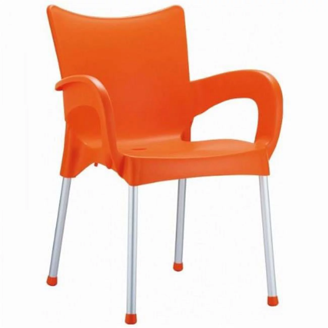Compamia  Romeo Resin Dining Arm Chair Orange -  set of 2