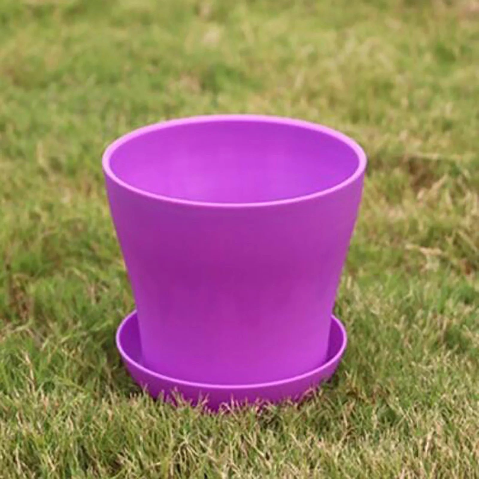Dengmore Open Pot PP Resin Balcony Green Plant Horticulture High Waist Long Pot for Home