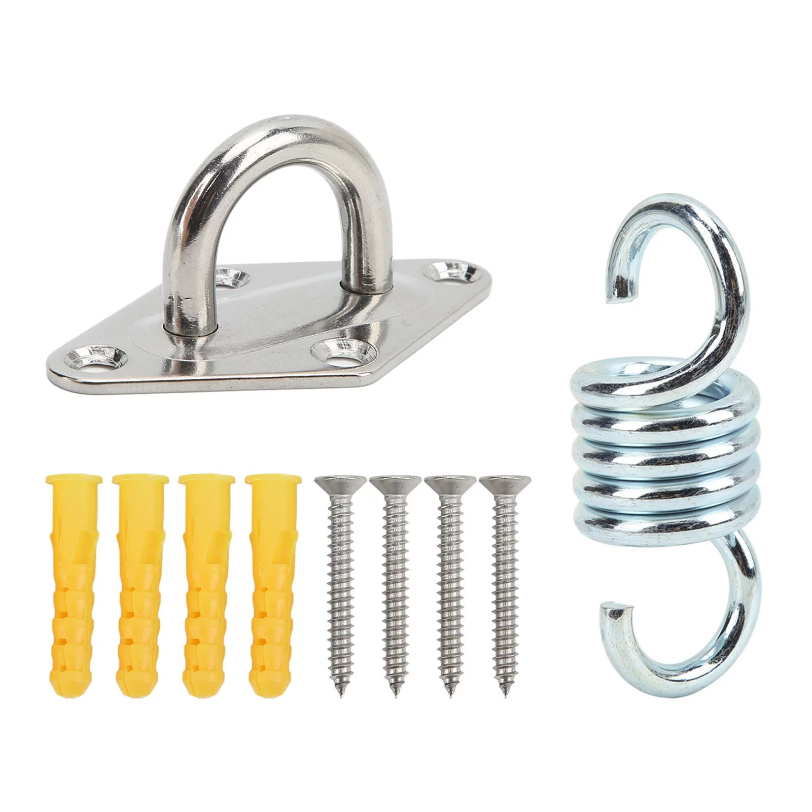 Buumin Stainless Steel Ceiling Hanging Kit 551lb Capacity Suspension Bracket Hook Hanger for Yoga Hammock Swings