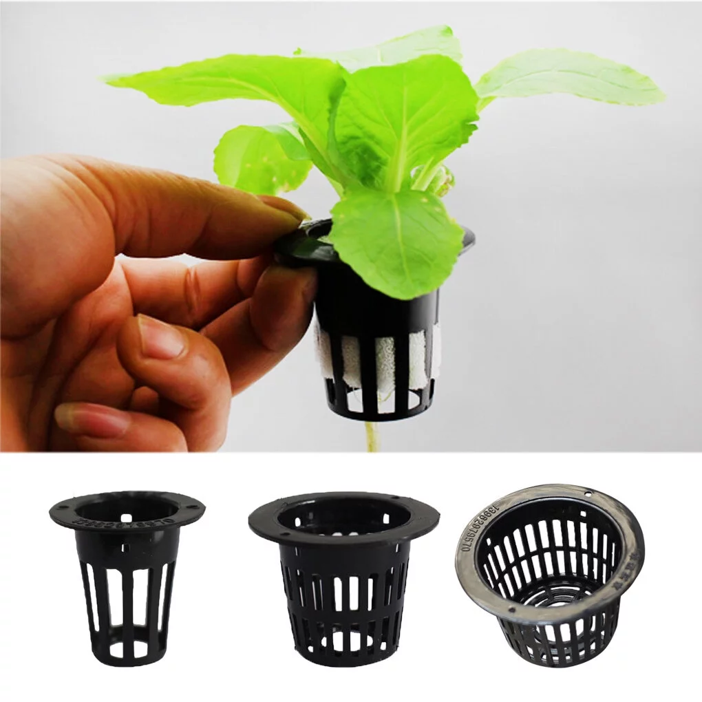 10pcs/Set Hydroponic Plant Mesh Pot Flower Planting Container Aeroponic Plant Grow Cup Soilless Cultivation Basket