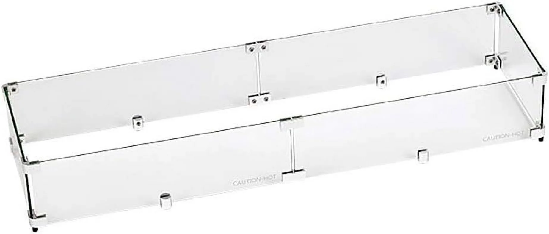 Fireglass Glass Wind Guard (FG-LCB-36), , 41.5X11.5-Inch9