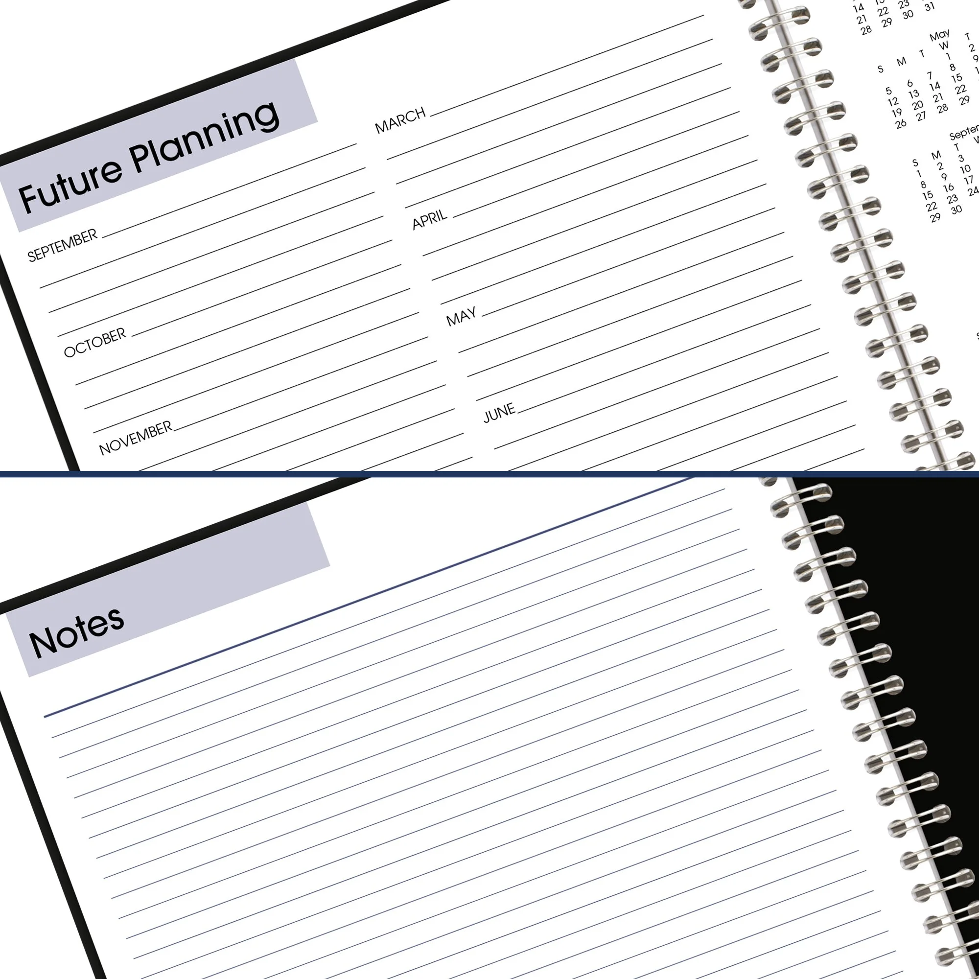 AT-A-GLANCE DayMinder Academic 2024-2025 Monthly Planner Black Large 8 x 12 -