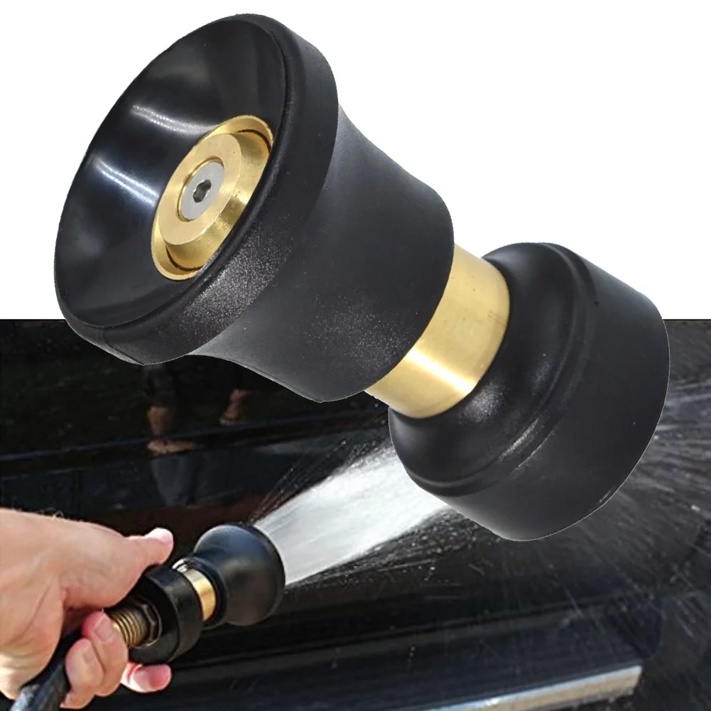 Garden Hose Nozzle Alloy​ Model HN-10AL Fireman Style High Pressure Fit Standard