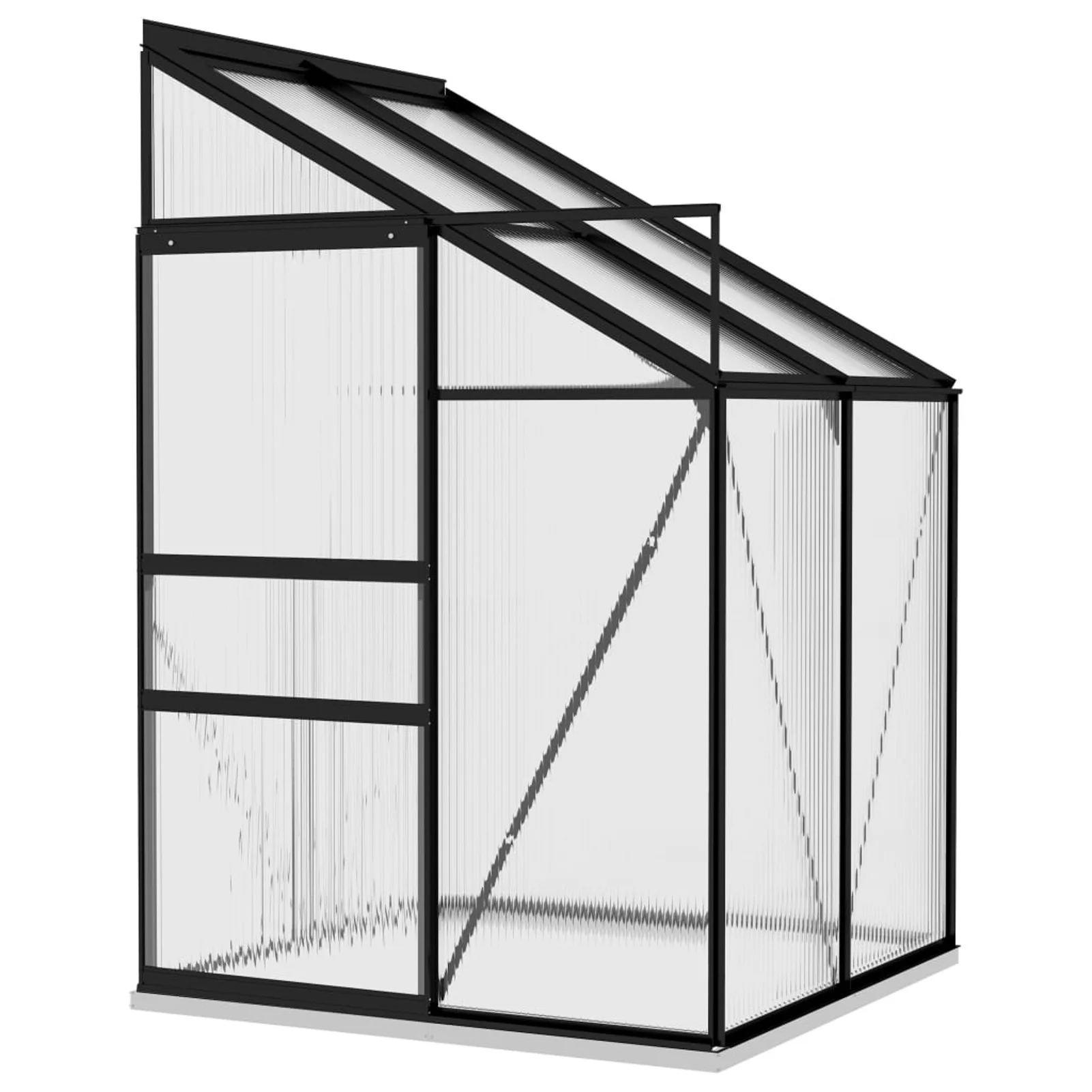 Suzicca Greenhouse Anthracite Aluminum 95.3 ft³
