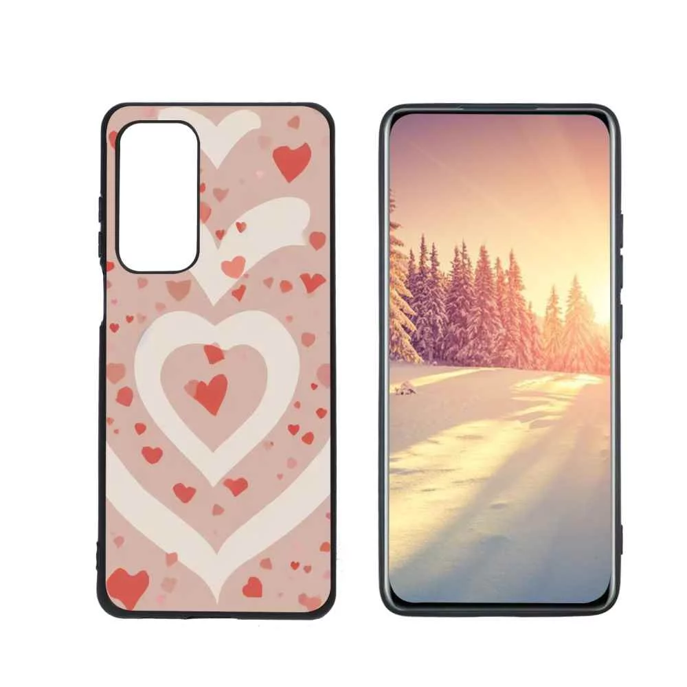Compatible with Motorola MOTO Edge 5G UW Phone Case, Love-Heart Case Men Women, Flexible Silicone Shockproof Case for Motorola MOTO Edge 5G UW