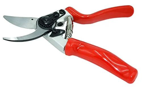 Zenport QZ407 Rotating Professional Pruner, 1-Inch Cut, 8.25-Inch Long, Red
