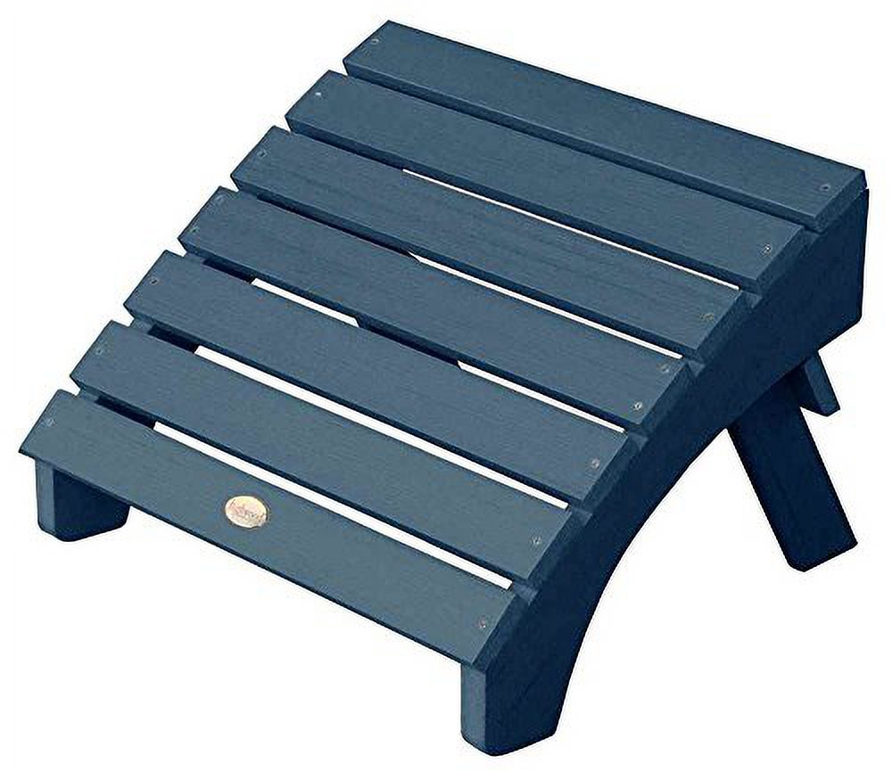 highwood AD-OTL1-NBE Adirondack Folding Ottoman, Nantucket Blue