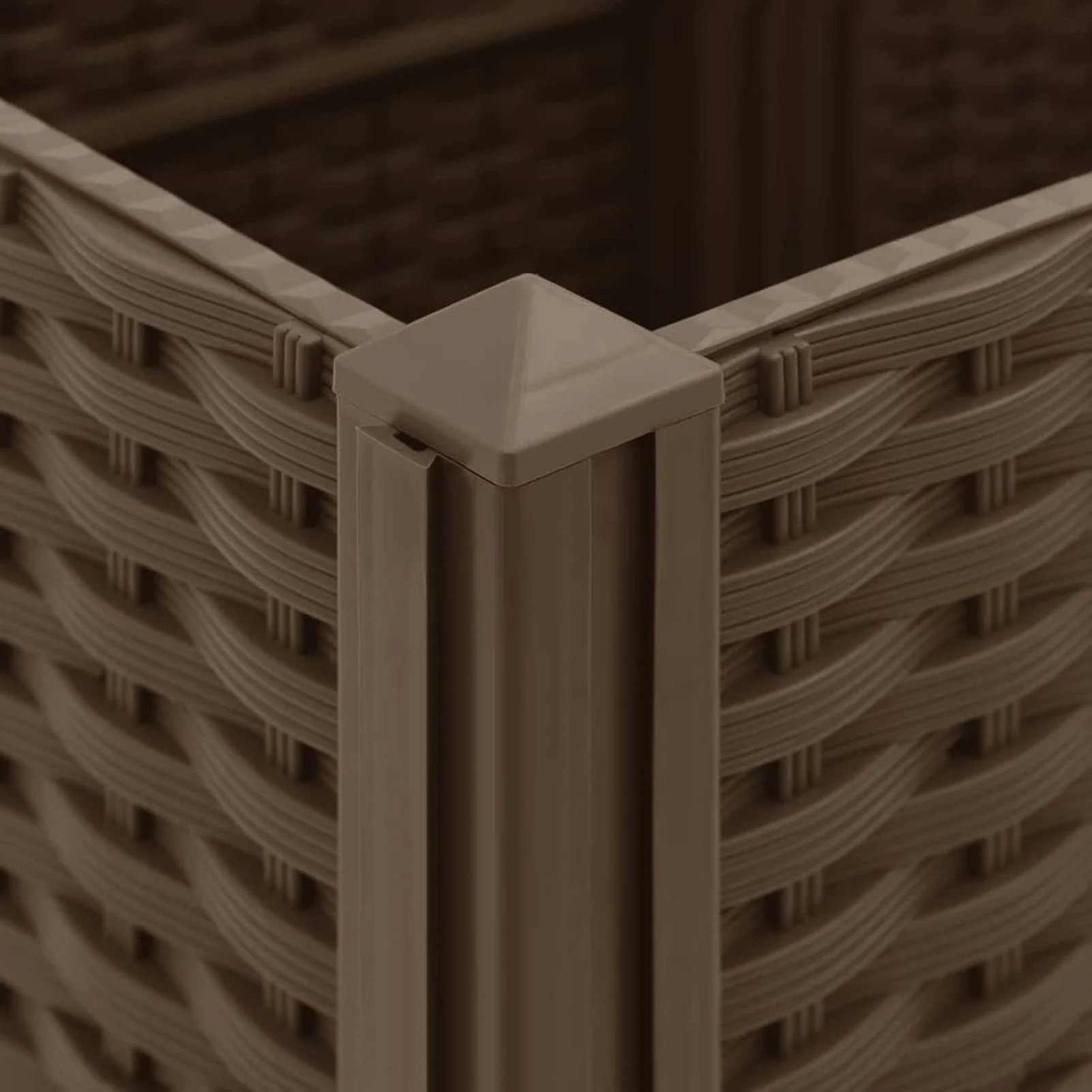 Andoer parcel,Raised Bed Polypropylene Patio Planter Raised 31.5