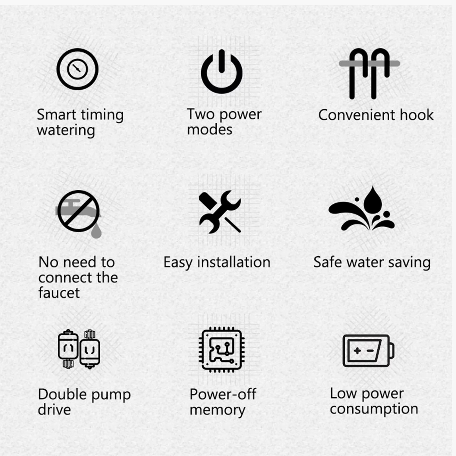 Arealer Irrigation System,30-day Water Timer Screen 49.2ft Tube 49.2ft Tube Indoor Pump 20 Potted Water Timer Lcd With 30-day Water Lcd Screen 49.2ft Kit With 30-day 20 Potted Kit Timer Lcd Screen
