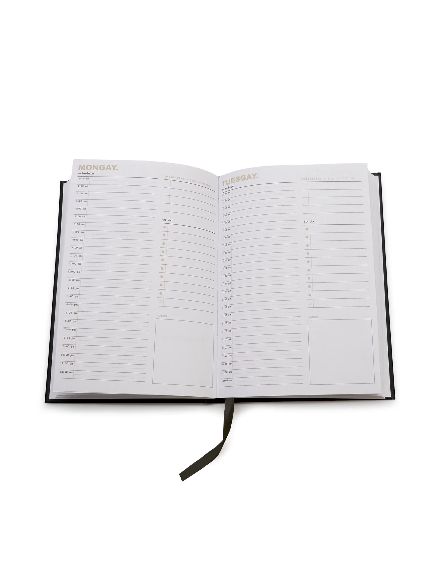 Zaddy Earth Gay Agenda Planner