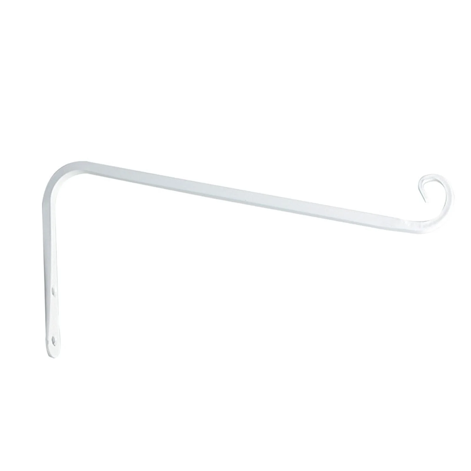 Outdoor Plant Hanger Hook, 12” Hand Forged Heavy Duty Iron Wall
