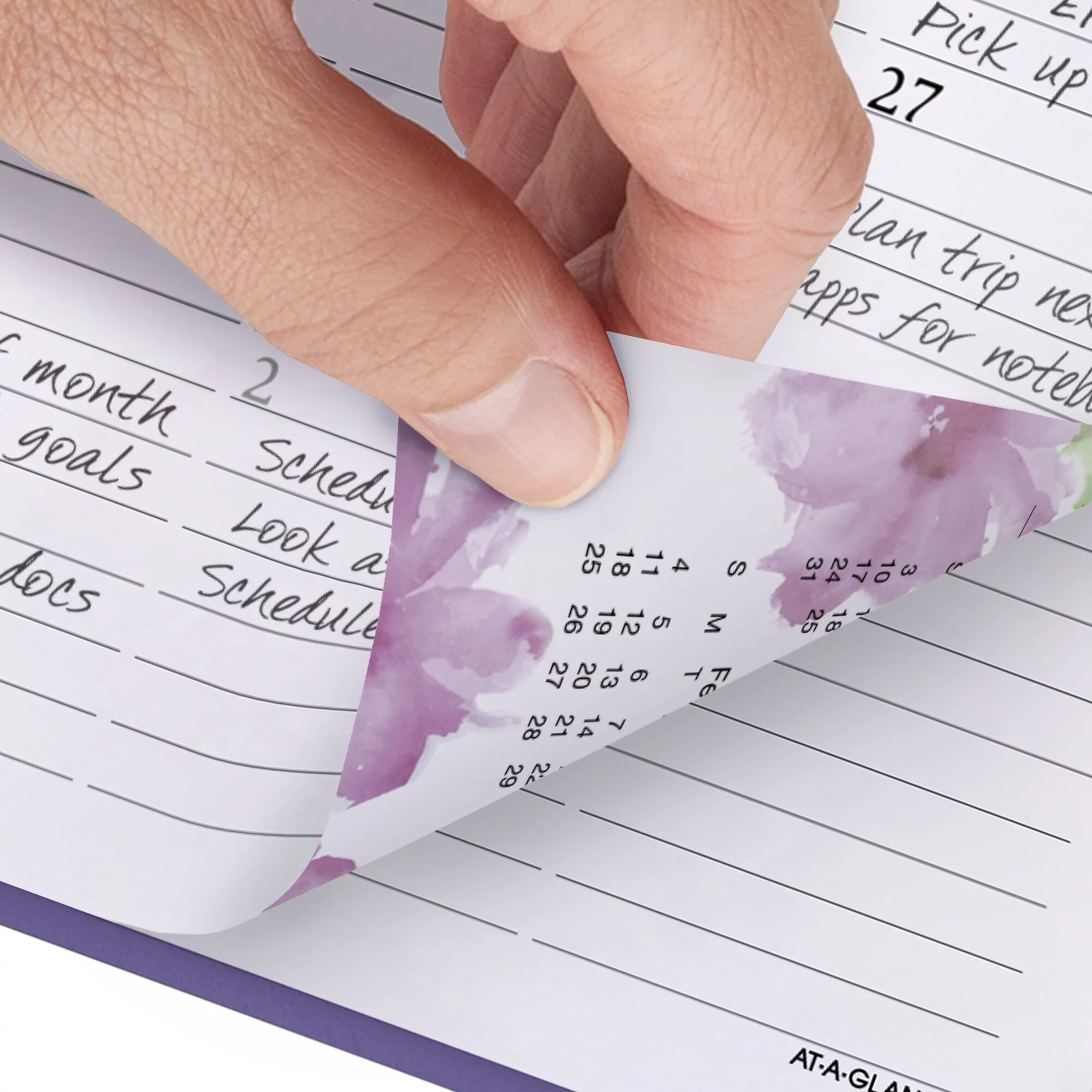 AT-A-GLANCE Beautiful Day 2024 Weekly Monthly Appointment Book Planner Lavender
