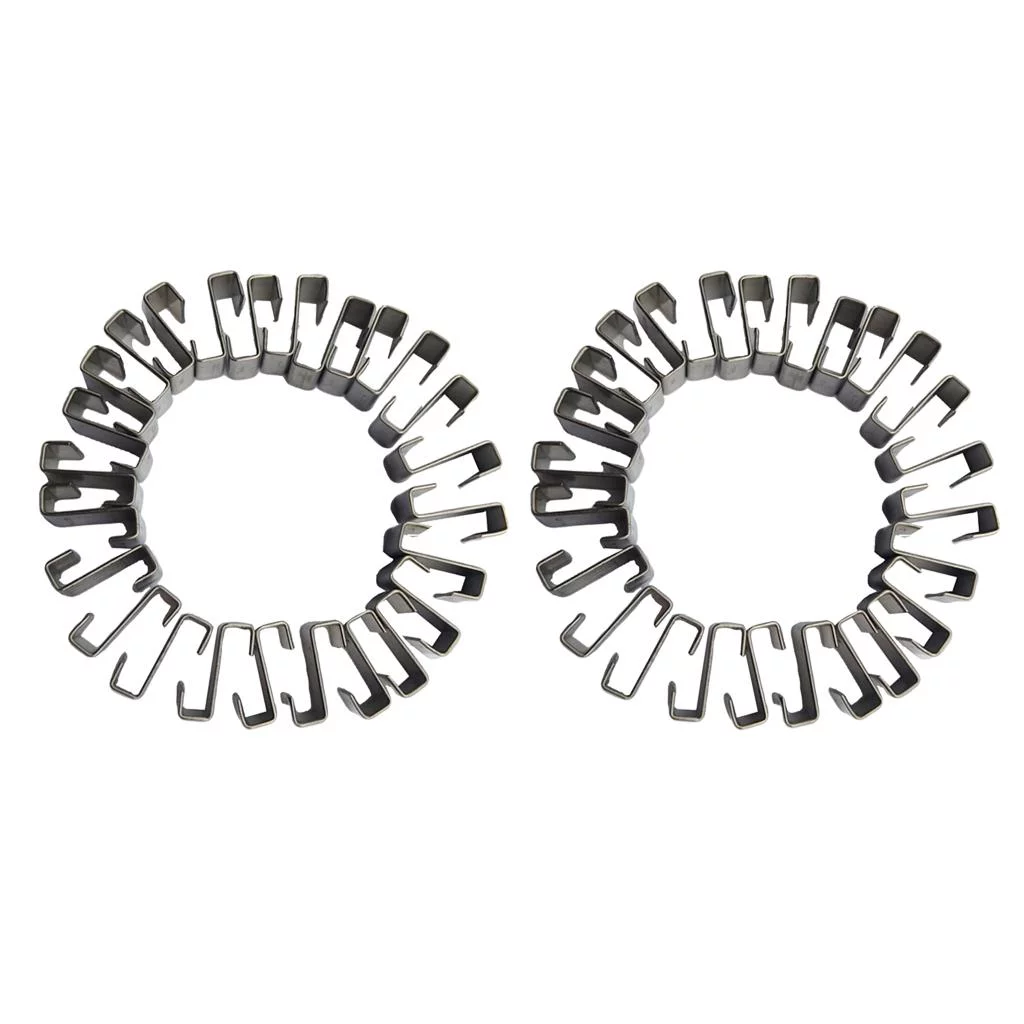 50 X Durable Stainless Steel Greenhouse Glazing Clips Greenhouses Supplies