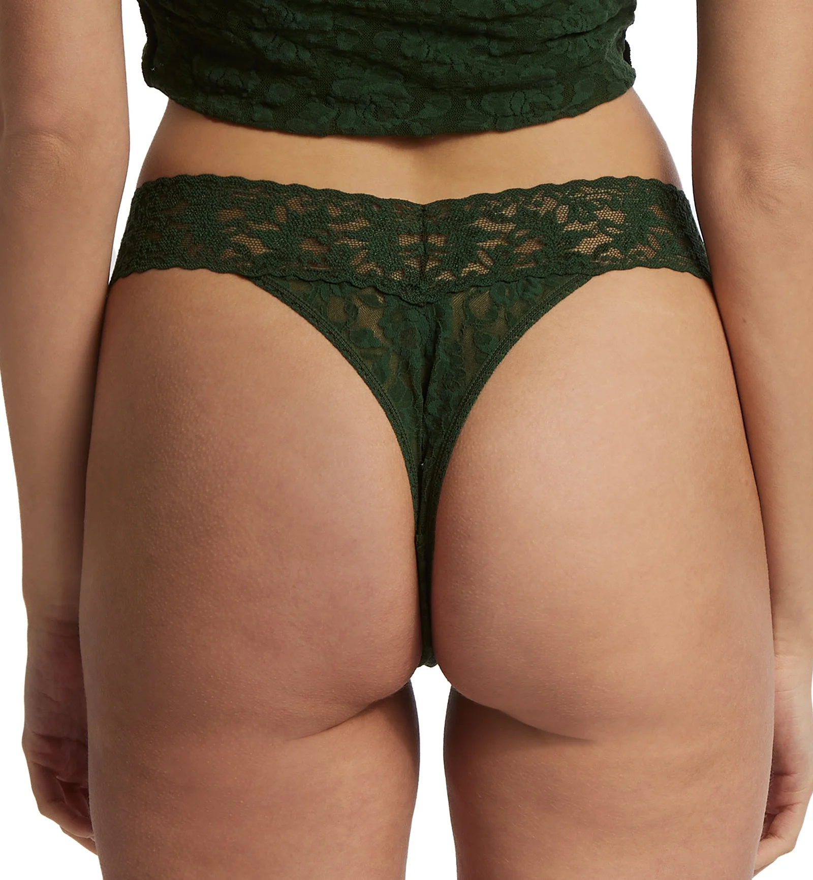Hanky Panky Signature Lace Original Rise Thong (4811P),Vines