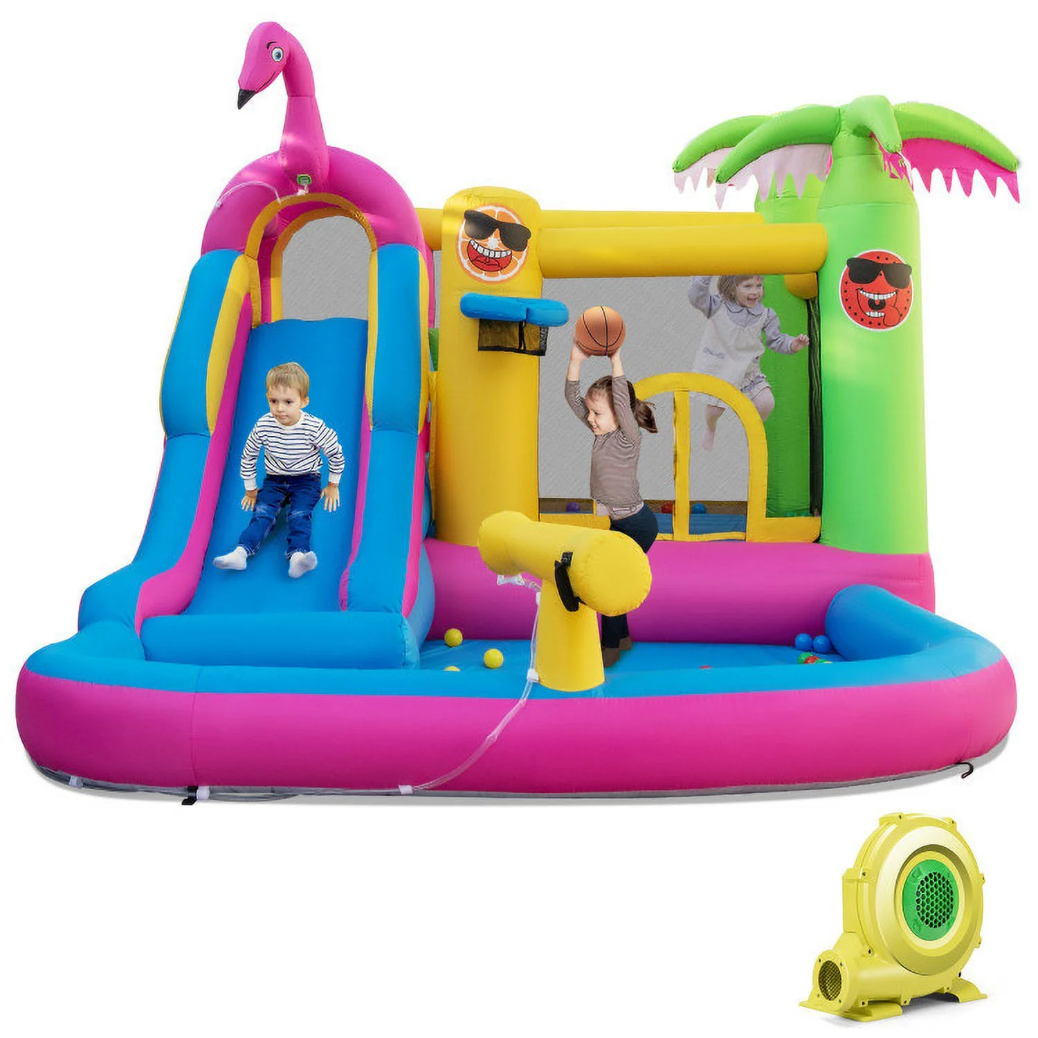 Water Bounce Castle Set - 20.0 - Unleash hours of fun with our complete outdoor water play set!