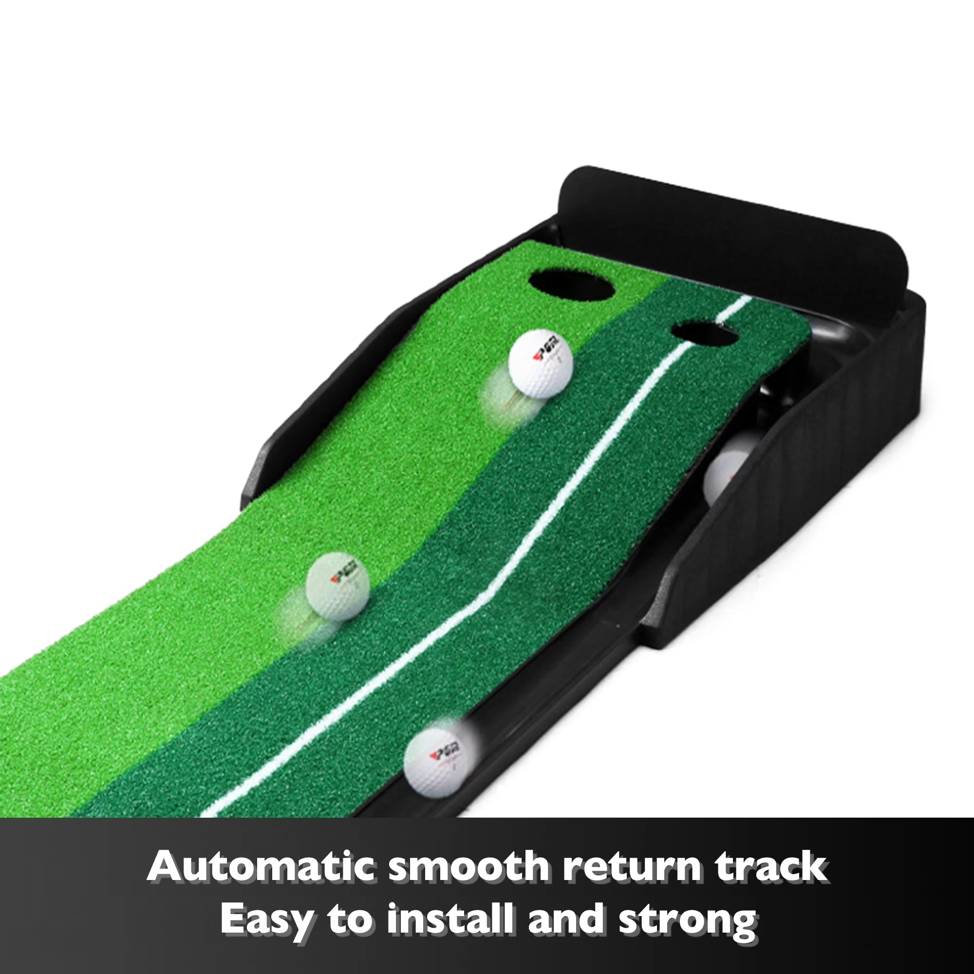 XinLe PRO Putting Matt for Indoor Golf Putting Green Set Golf Training Equipment Golf Practice Putting Mat for Men Golf Accessories Gifts for Indoor Games Outdoor Golf Mat with 3 Bonus Ball & Professi