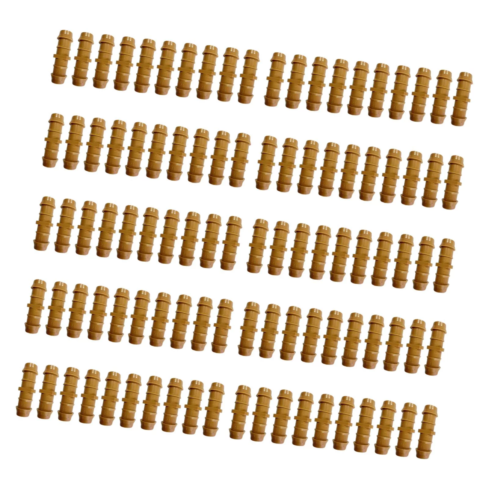 100Pcs Garden Irrigation Pipe Connector 17mm Drip System DIY Drip Irrigation