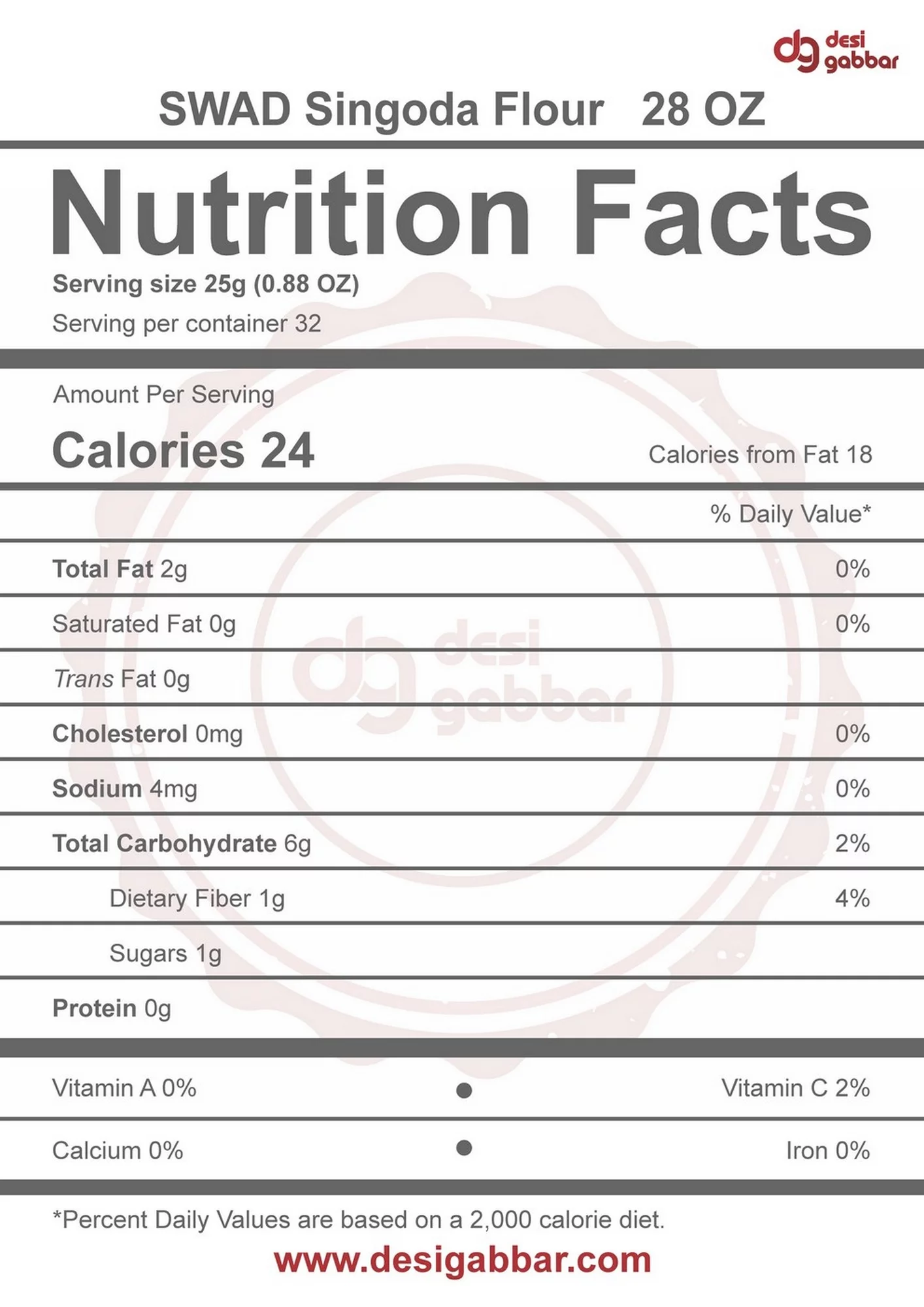 Swad Water Chestnut Flour (Singoda Flour) - 28oz.