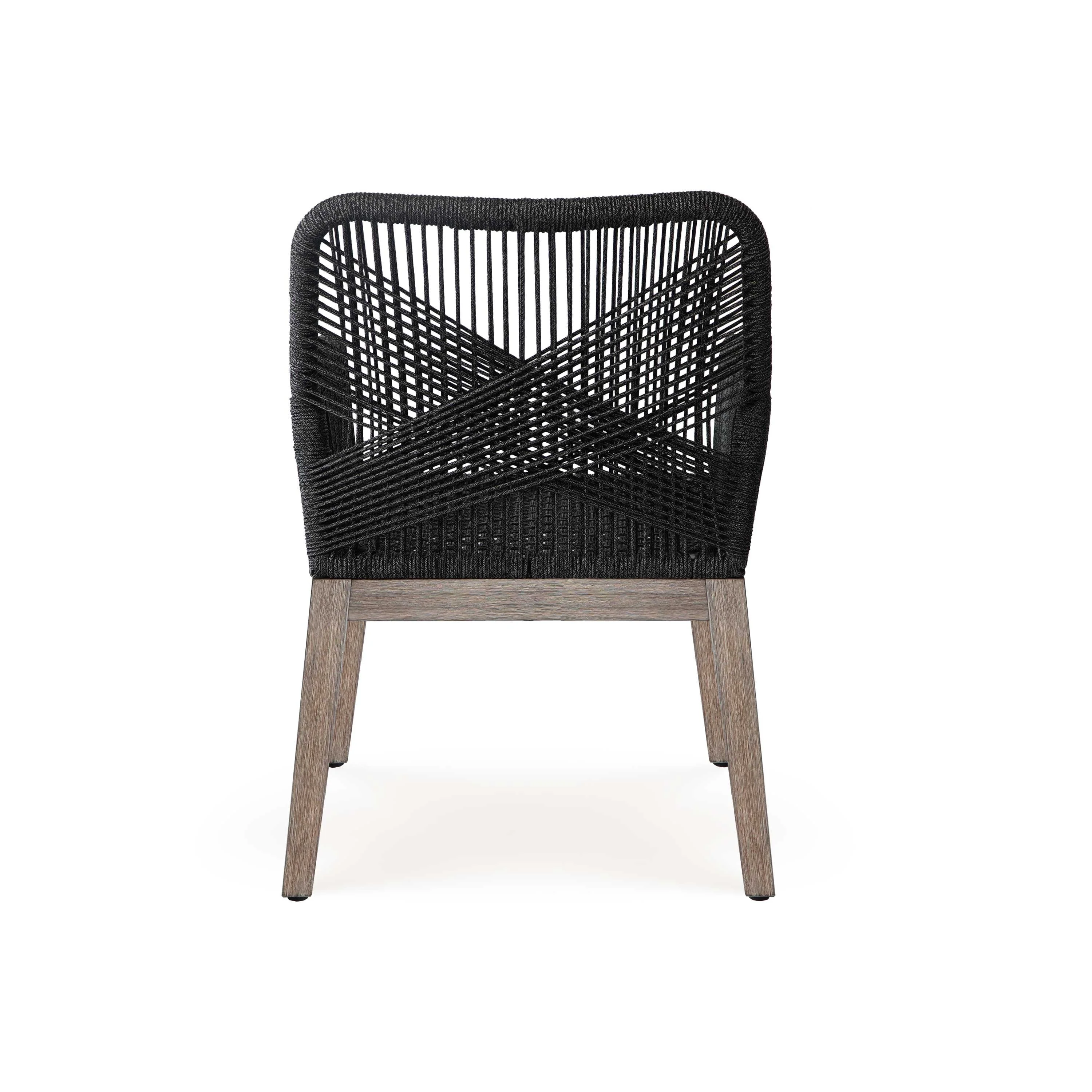 Ottawa Rope Weaving Chair - Black (set of 2) Ottawa Rope Weaving Chair (set of 2) Black