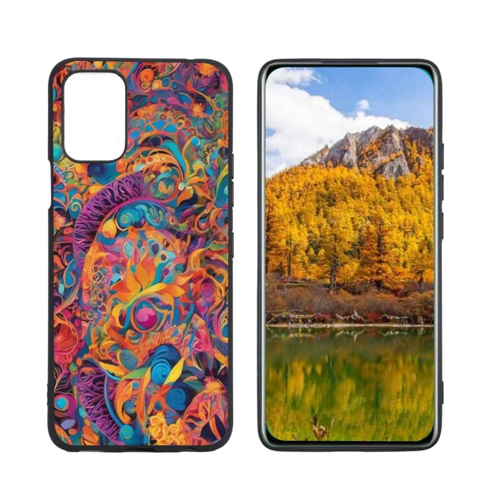 Vibrant-festival-float-patterns-0 phone case for LG K62 for Women Men Gifts,Flexible Painting silicone Shockproof - Phone Cover for LG K62