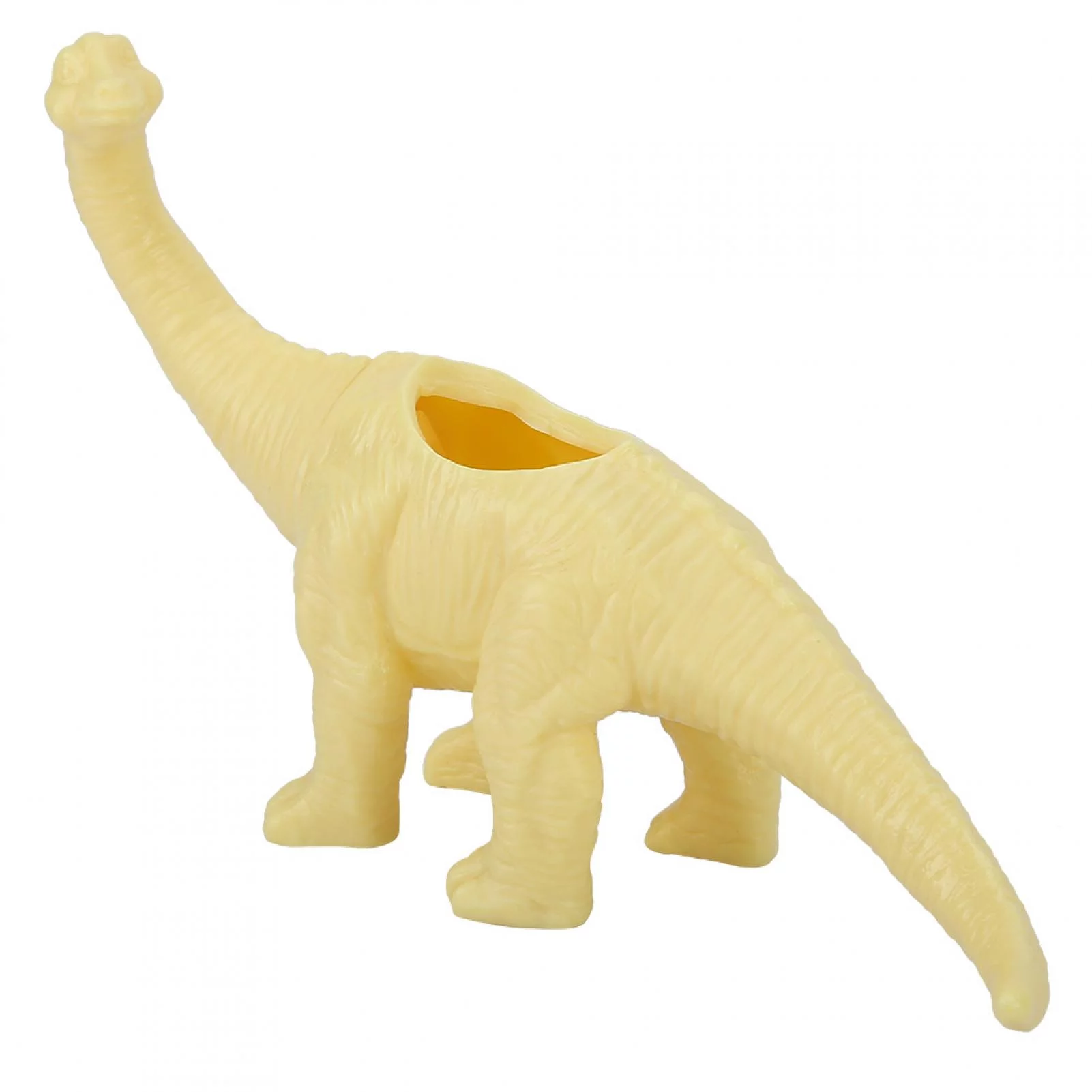 TKSE Dinosaur Shape Flower Pot, Personality Dinosaur Animal Flower Pot Dino Pots Vase Container Cactus Succulent Plant Pot Garden Decoration(Yellow)
