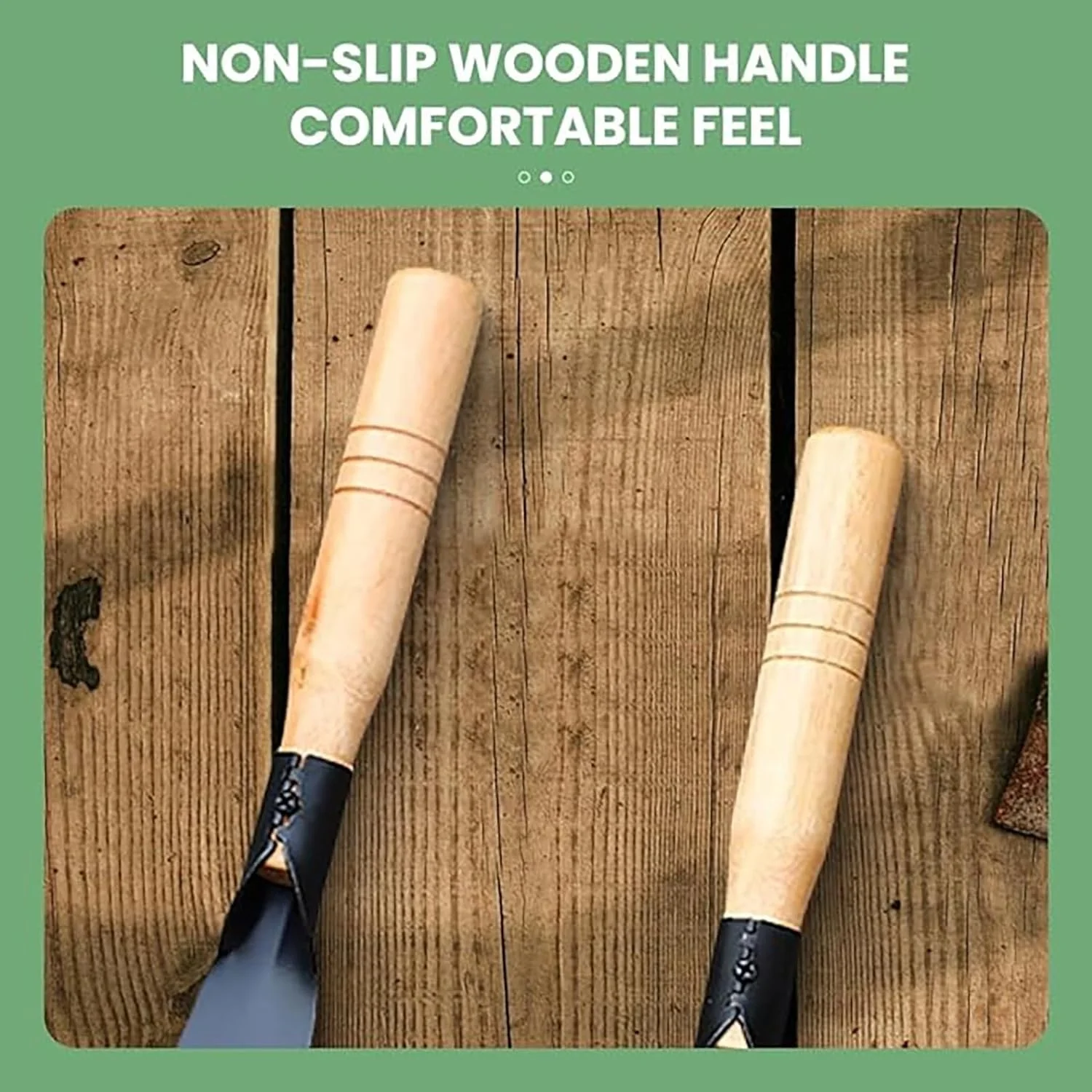 Efficient and Ergonomic Heavy Duty Small Gardening Hand Shovel and Trowel Set with 2PCS  Perfect for Protecting Soil Crops and Digging - Ideal for Garden Work with Pointed and Flat Head D