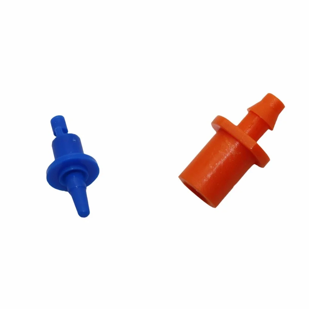 Watering Irrigation Garden Greenhouse  degree Automatic Refraction Nozzle Plastic Sprinkler Connect 4/7mm Hose 200pcs