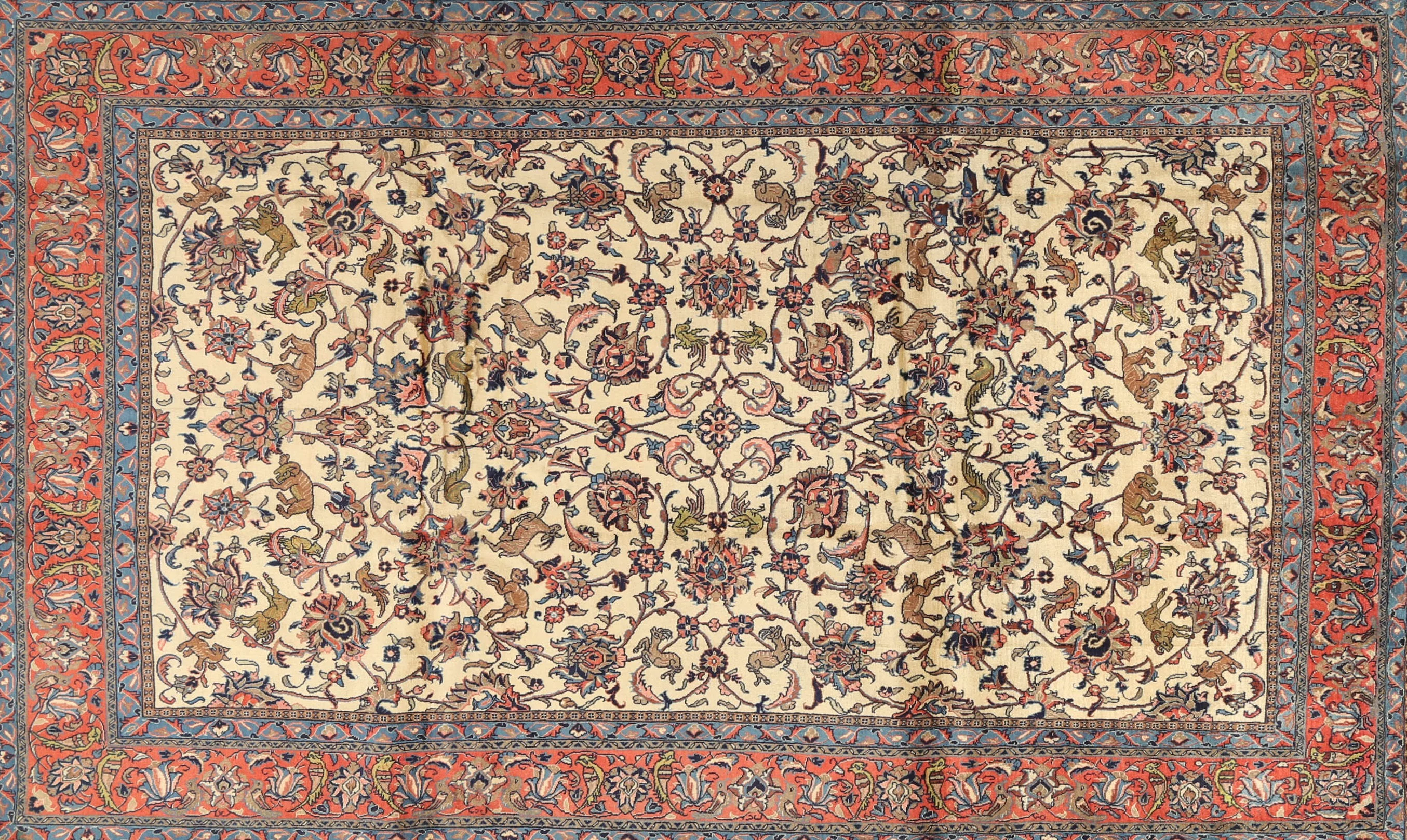 Ahgly Company Indoor Rectangle Traditional Chestnut Brown Persian Area Rugs, 2' x 5'